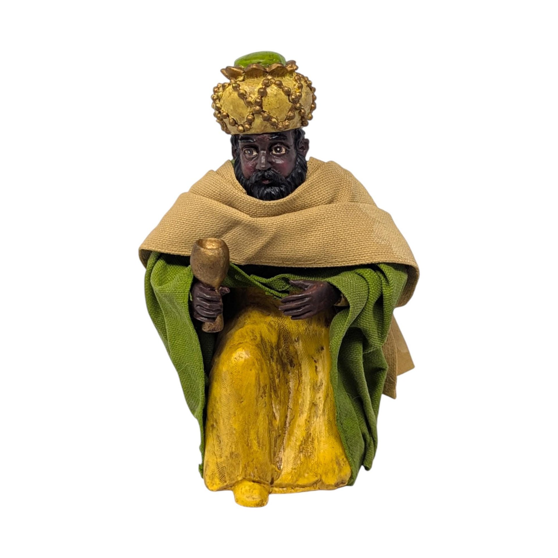 2002 Target Fabric Mache 8 Piece Christmas Nativity Set