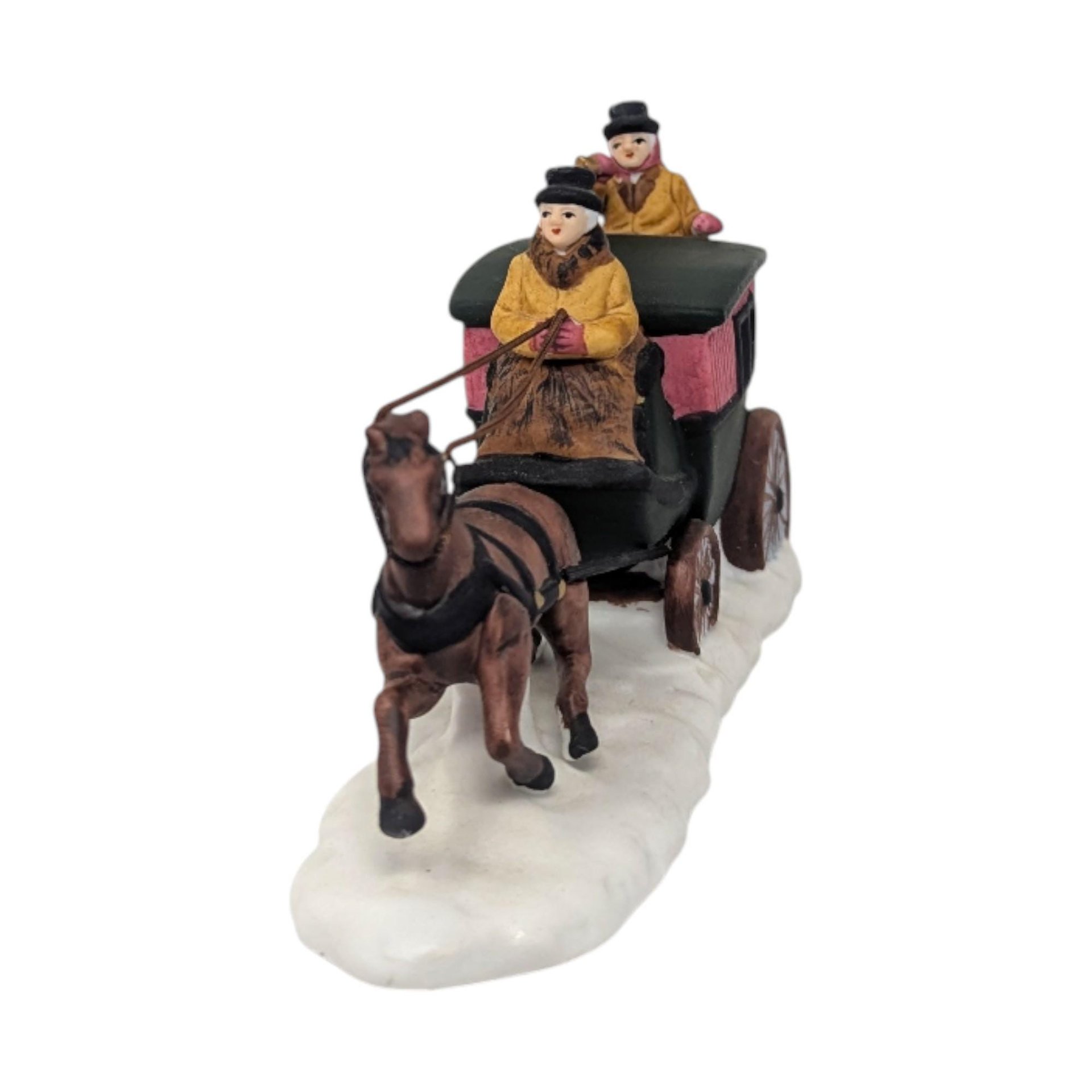 1988 Dept 56 Dover Coach Heritage Village Porcelain Figurine