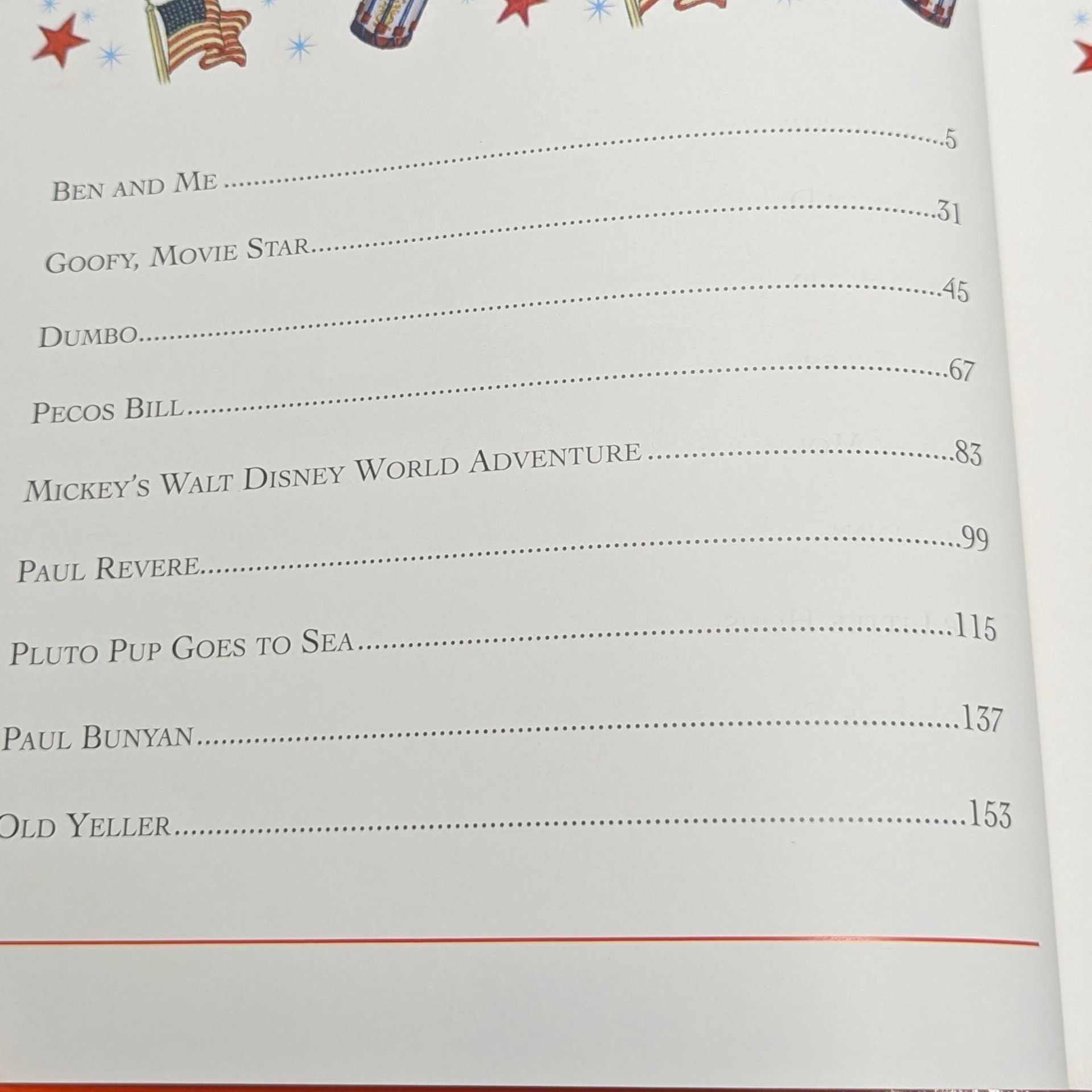 2002 Disney's Americana Storybook Collection Hardcover Book