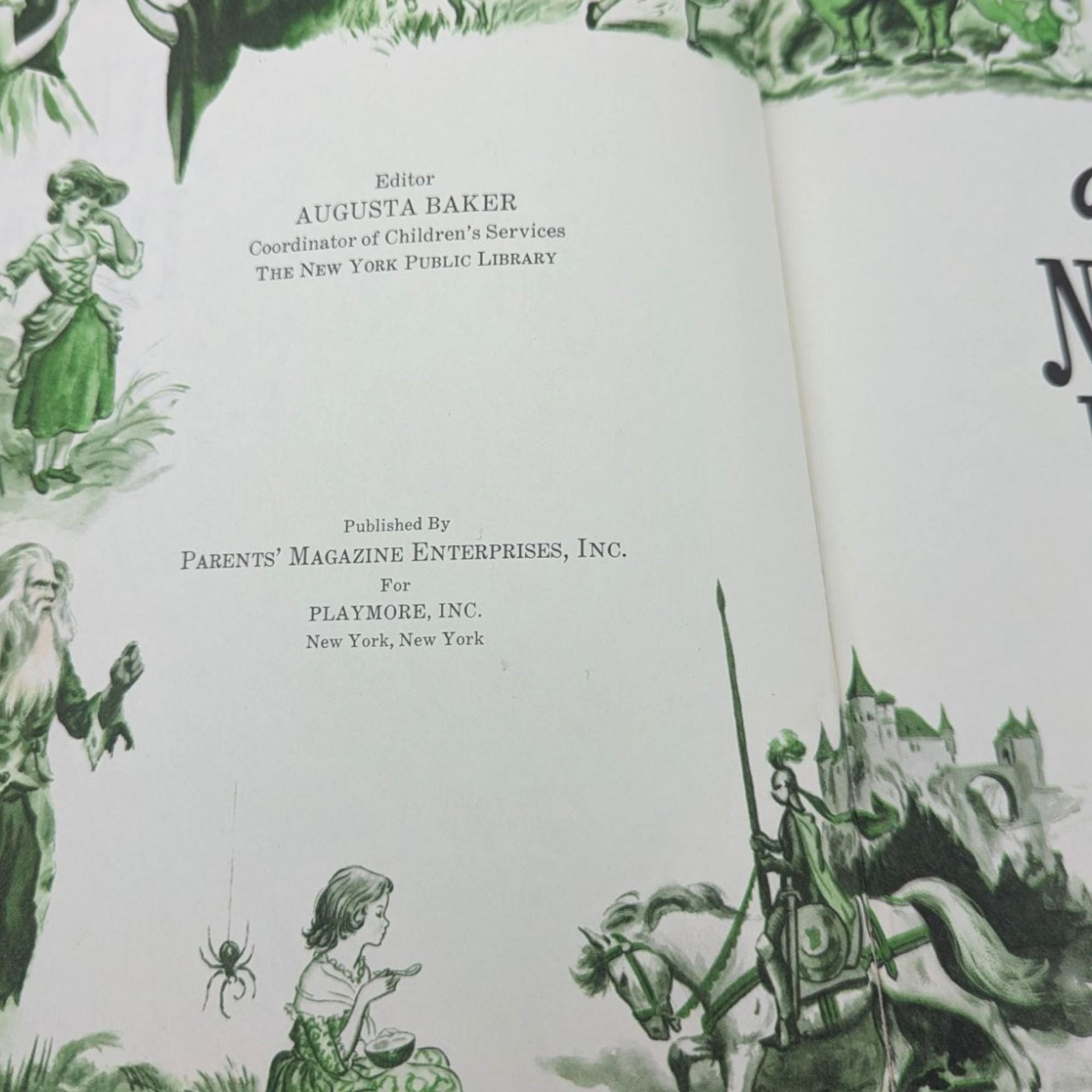 1973 Best Loved Nursery Rhymes and Songs Hardcover Book