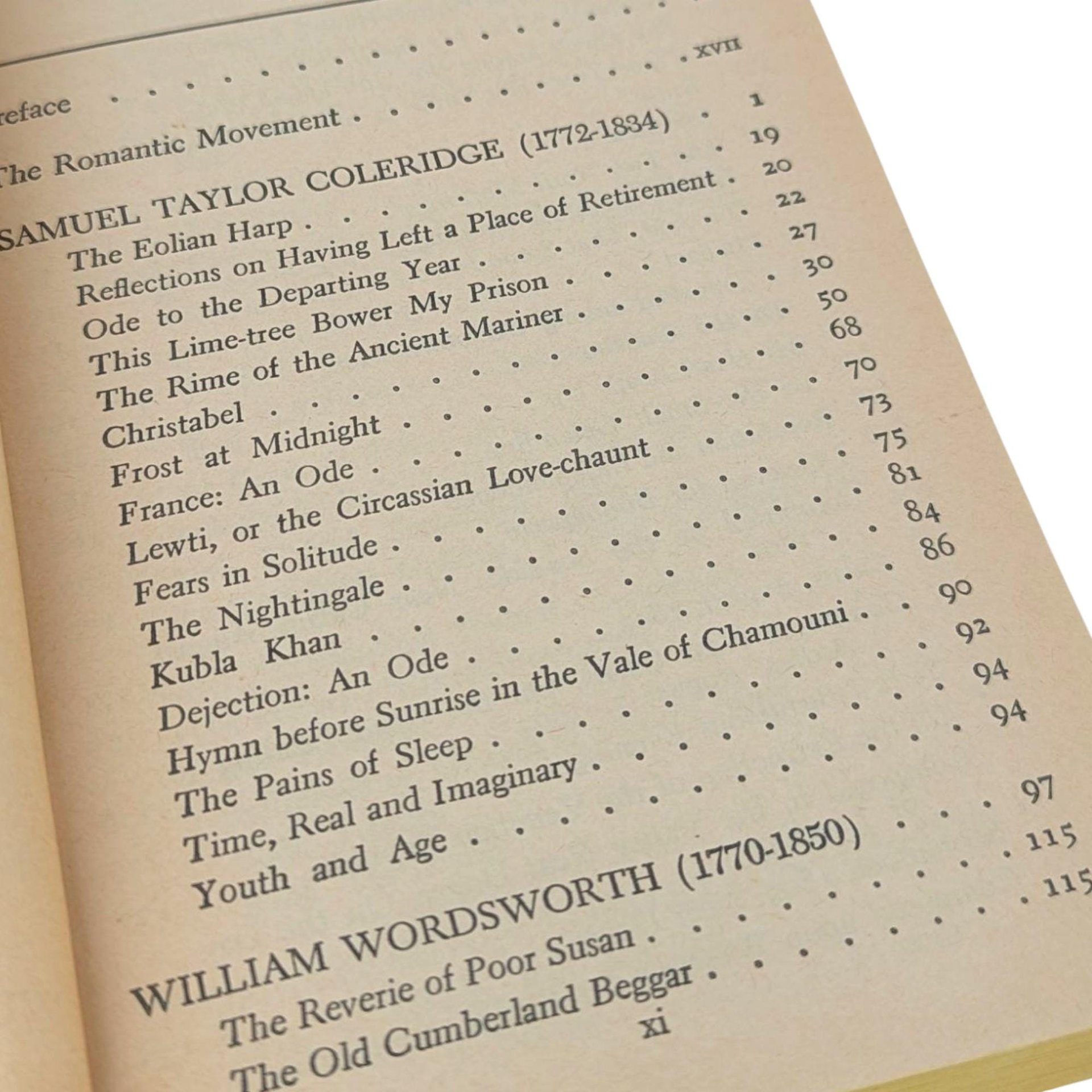 1963 'The Major English Romantic Poets' Softcover Book