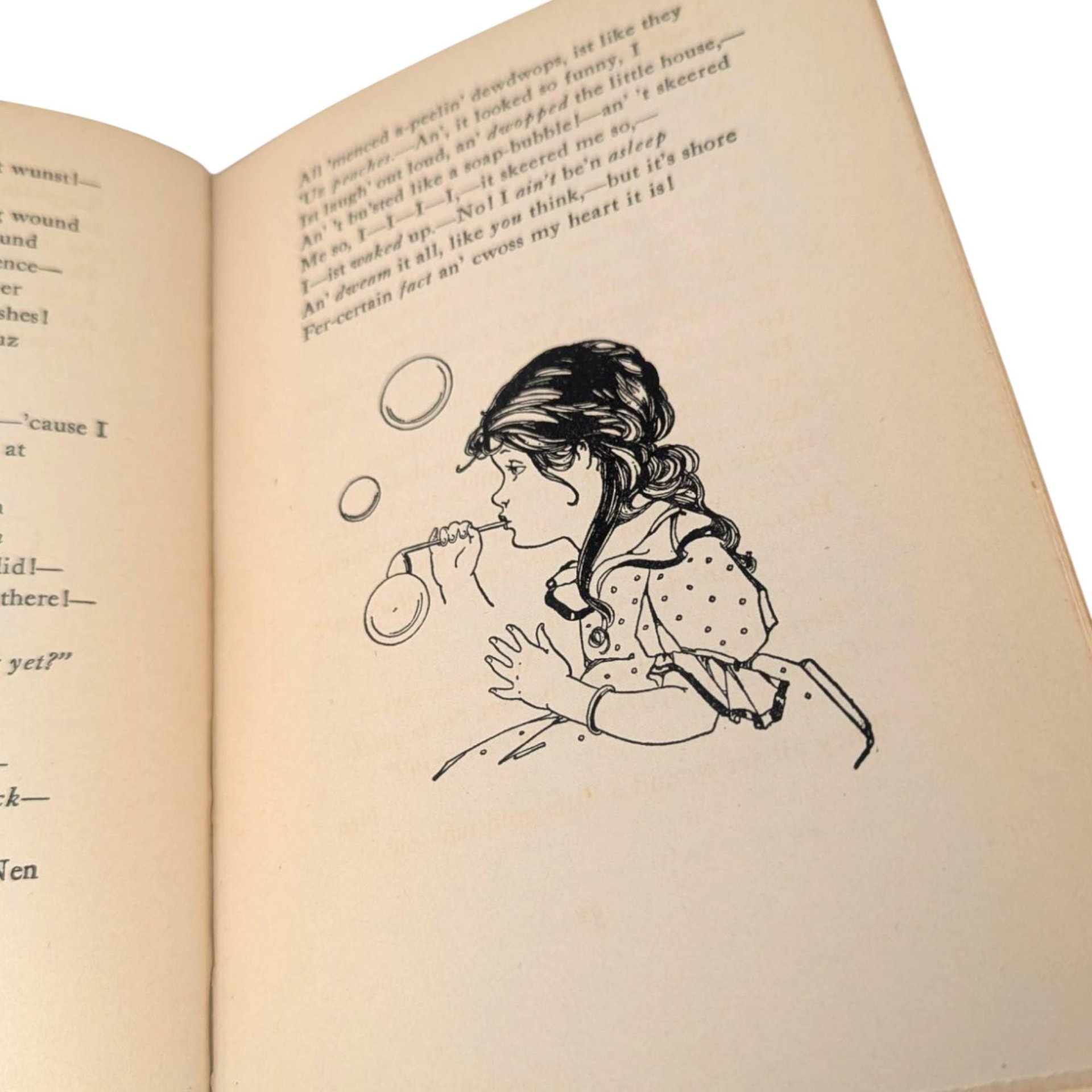 1920 'The Best Loved Poems of James Whitcomb Riley' Hardcover Book