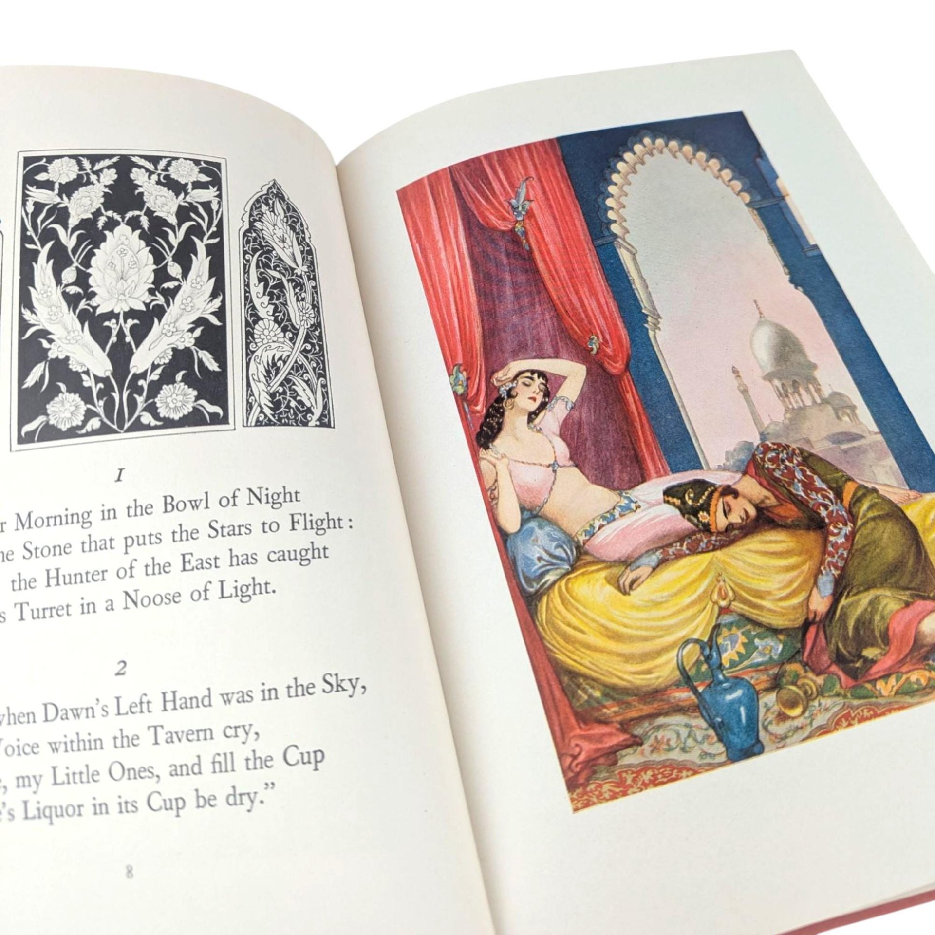 1930s Rubaiyat of Omar Khayyam Willie Pogany Hardcover Book