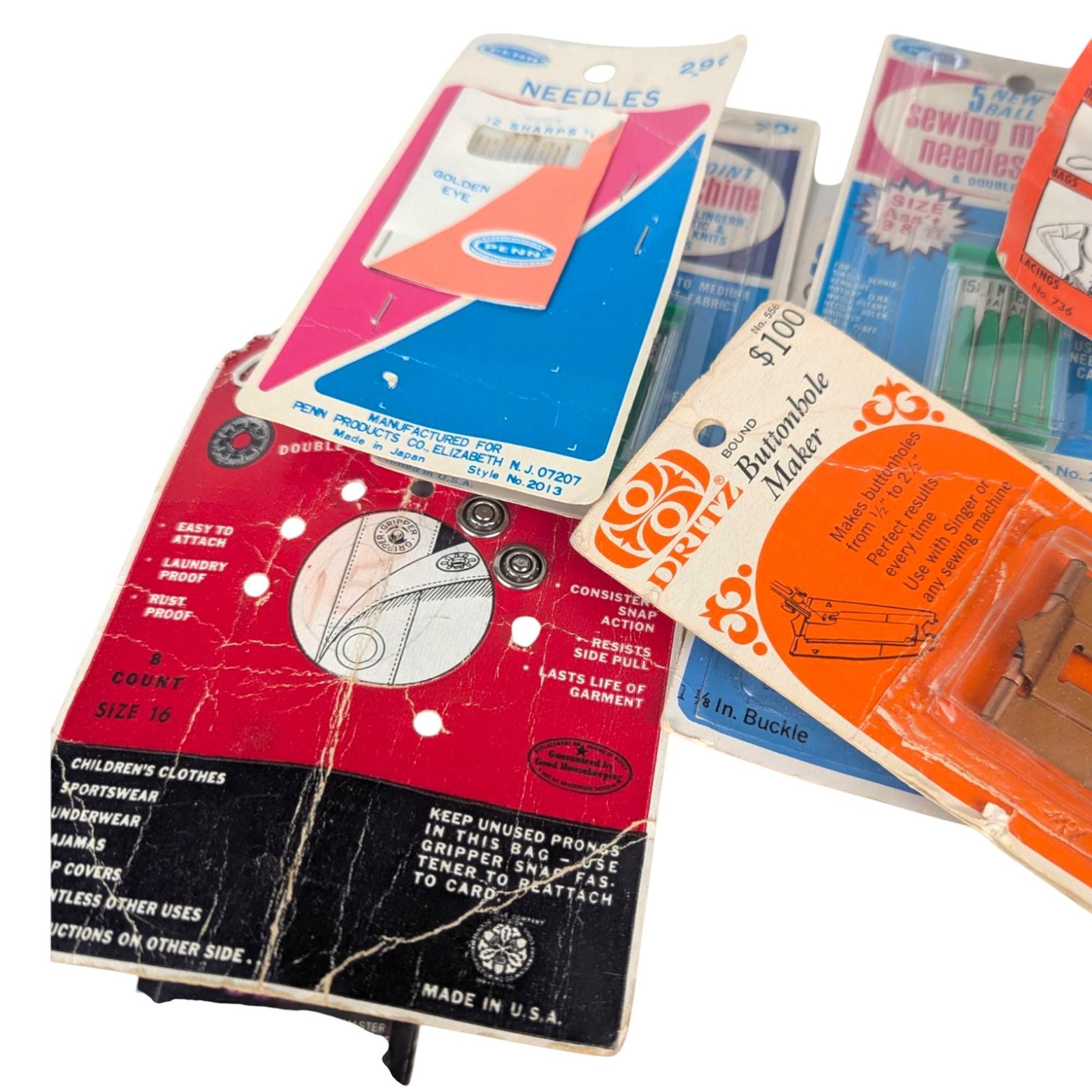 Vintage Mid-Century Sewing Notions and Accessories Lot