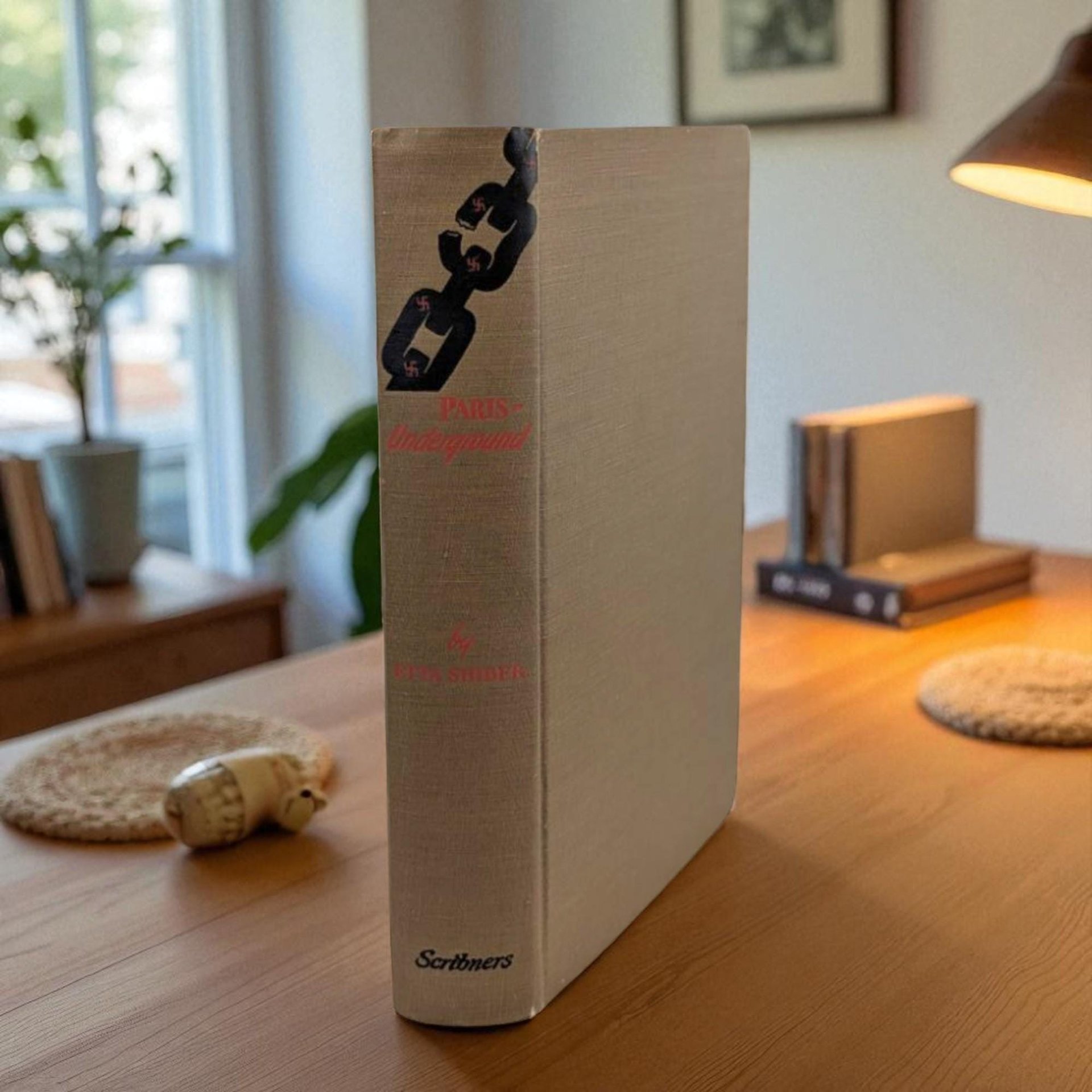 1943 'Paris Underground' by Etta Shiber Hardcover Book