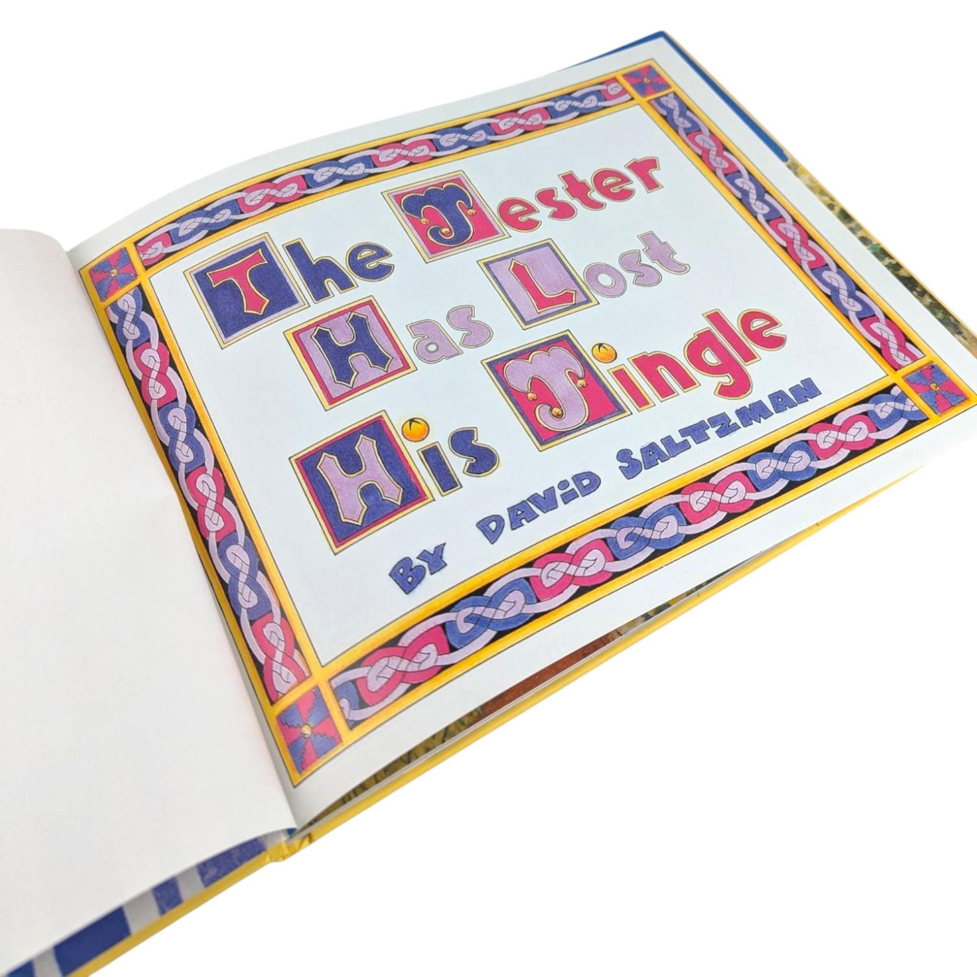 1995 'The Jester Has Lost His Jingle' by David Saltzman Hardcover Book