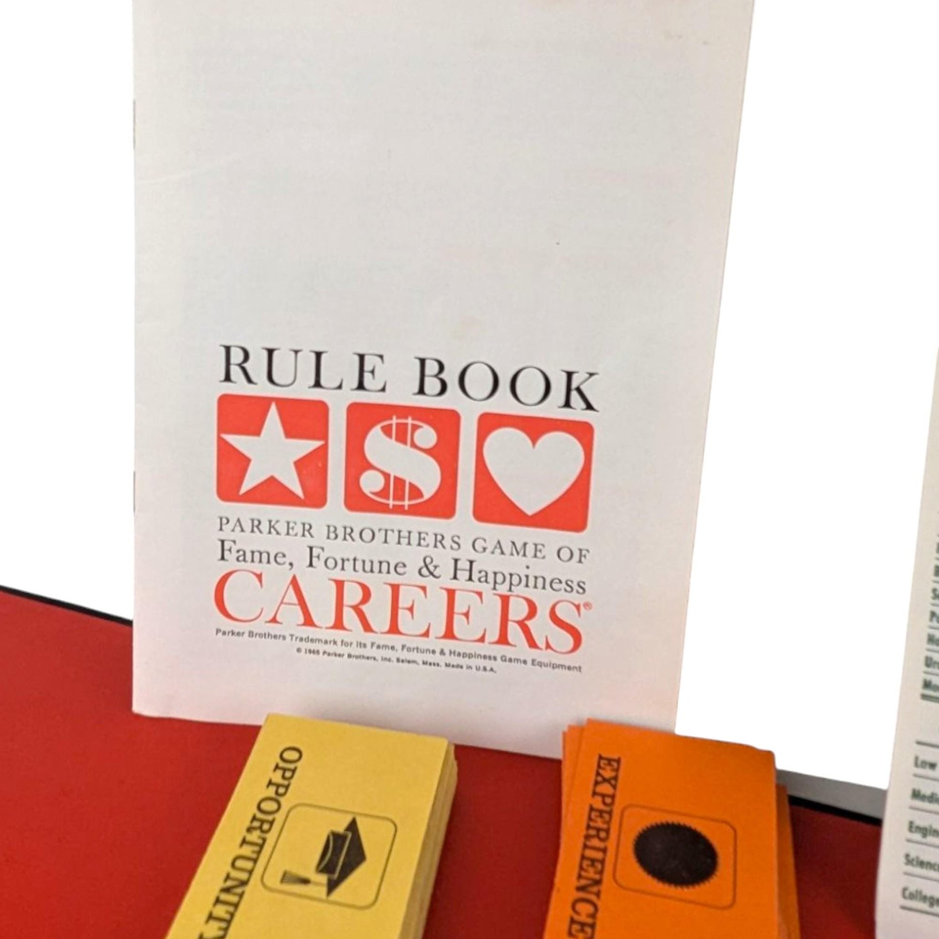 1965 Parker Brothers Careers Twelfth Edition Game