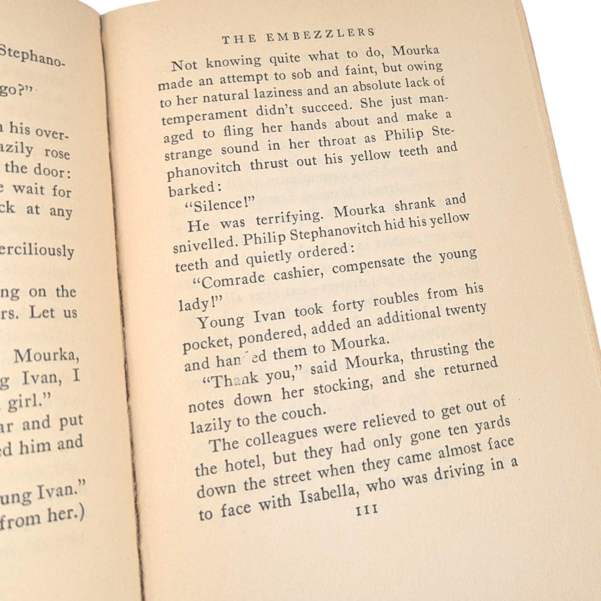 1929 'The Embezzlers' by Valentine Kataev Hardcover Book