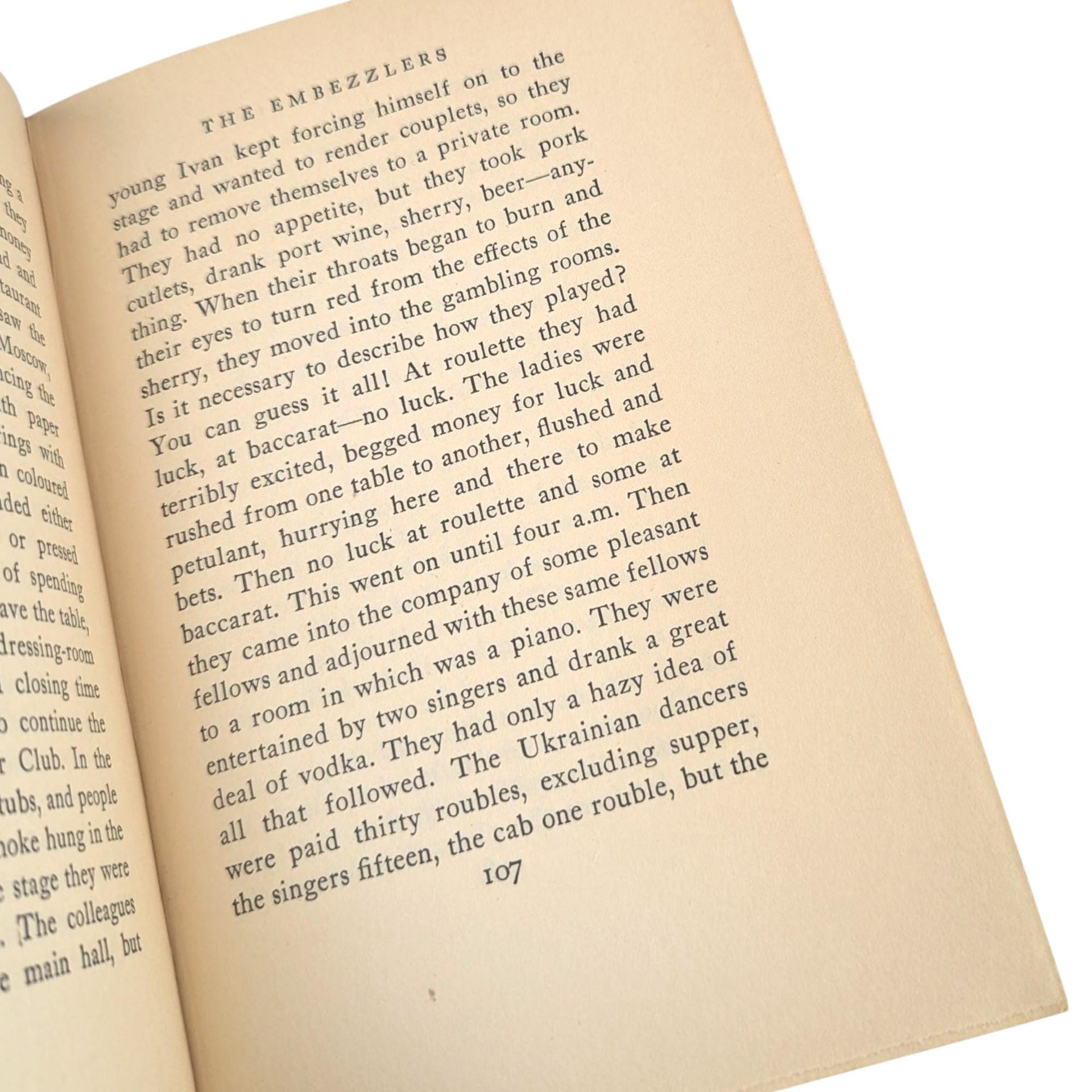 1929 'The Embezzlers' by Valentine Kataev Hardcover Book