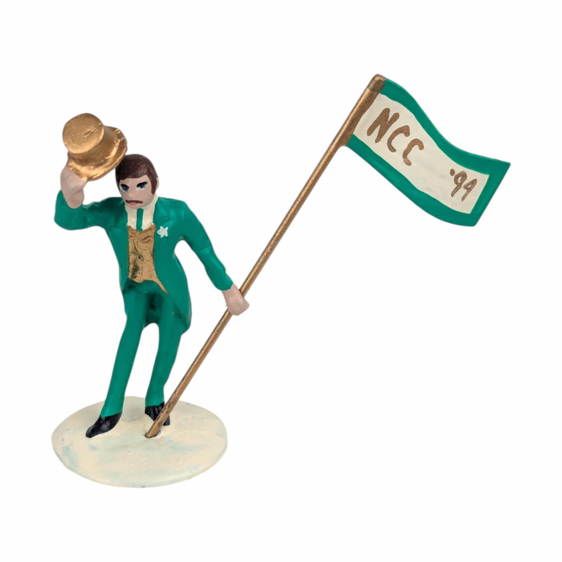 1994 Dept 56 First Annual Convention Figurine and Pin Set