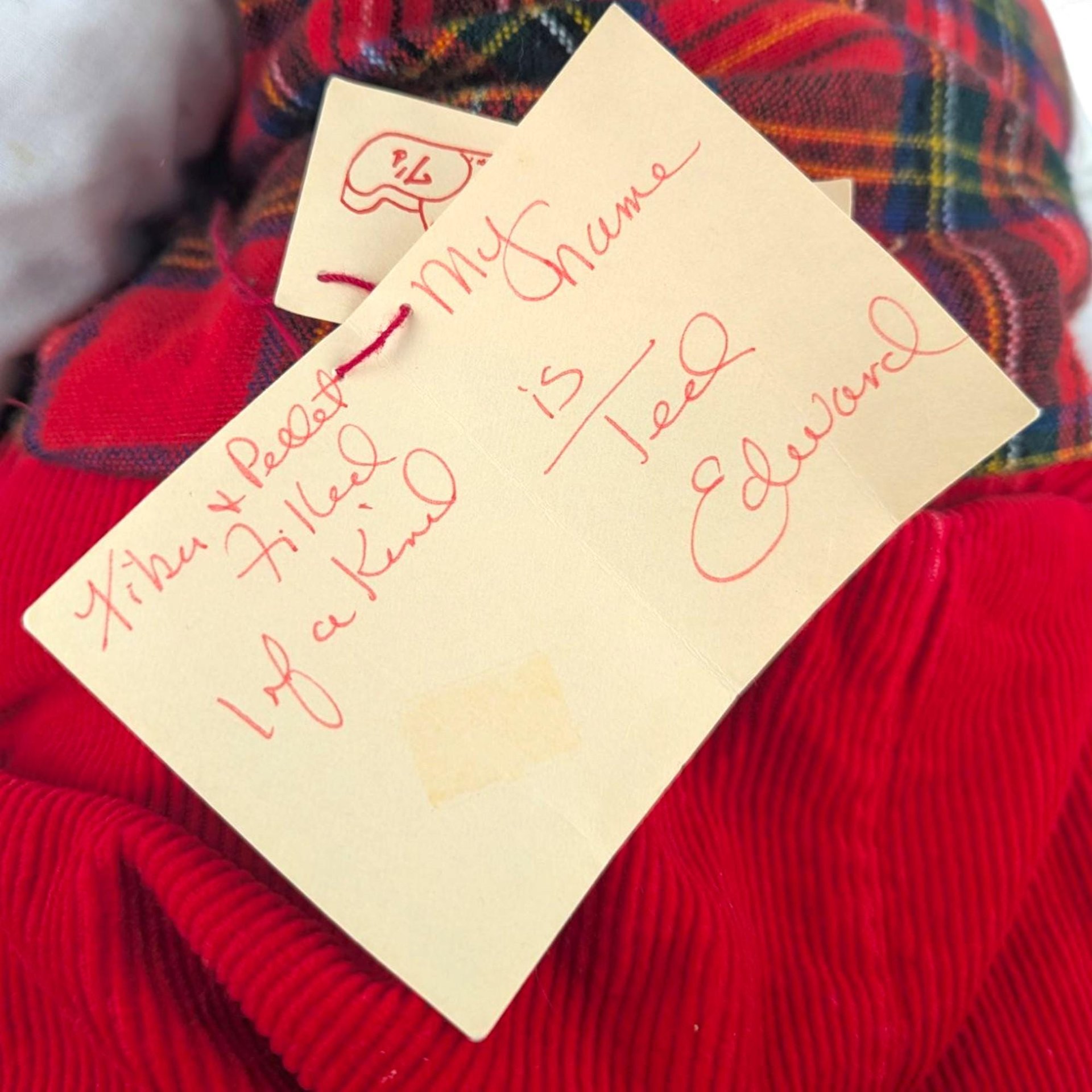 Artist Standing Teddy Bear 'Ted Edward' by Mary L. Thiele