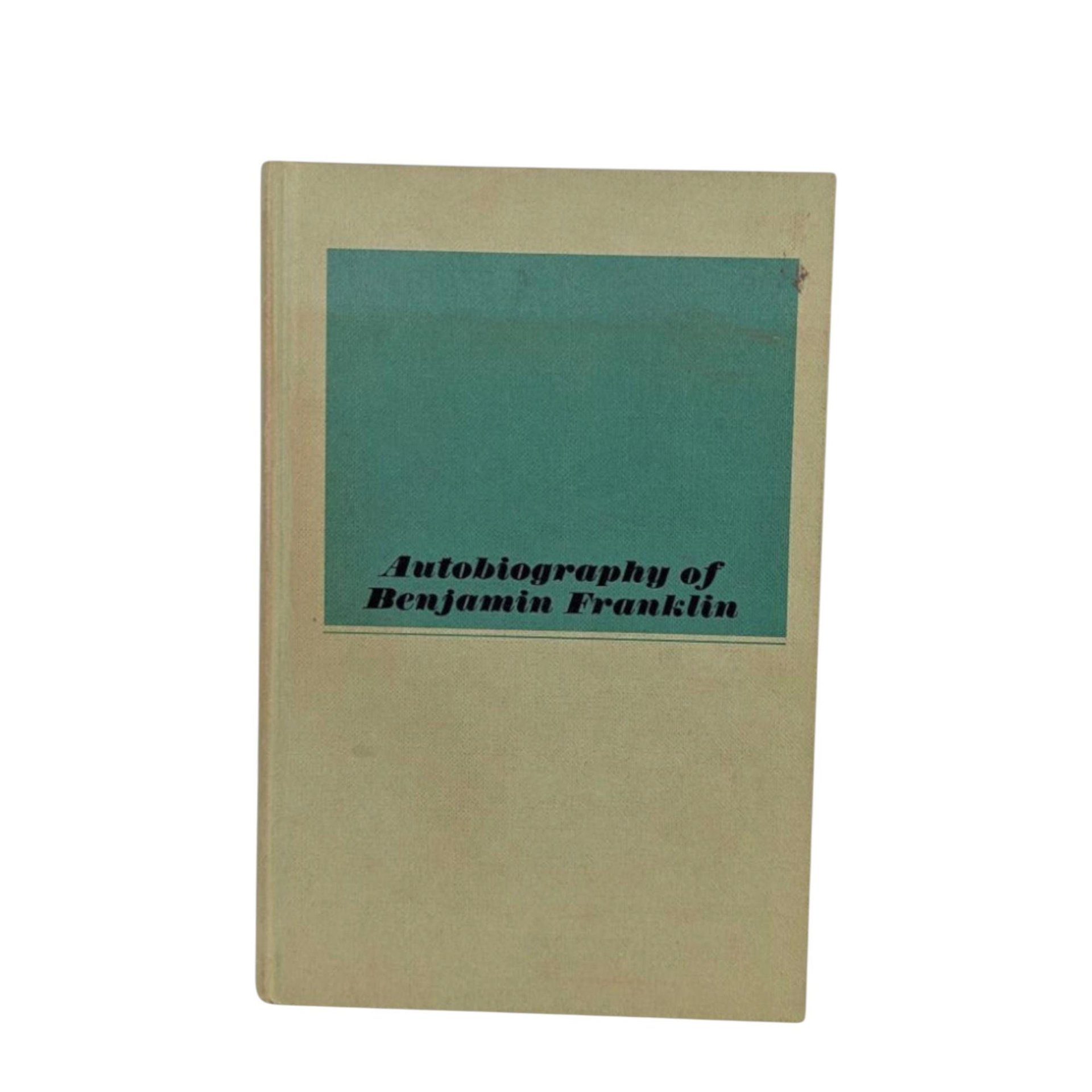 1956 'Autobiography of Benjamin Franklin' Hardcover Book