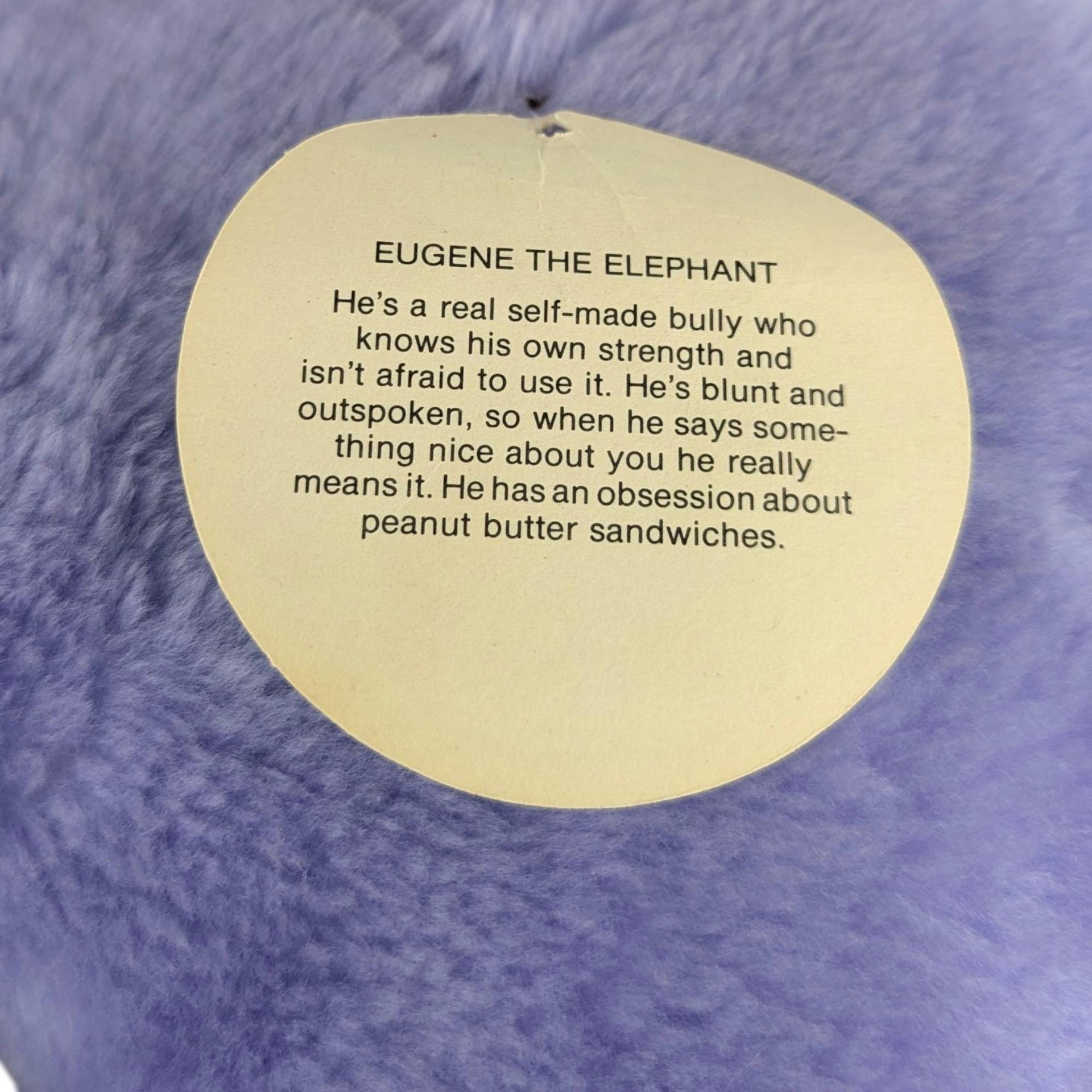 1978 Animal Crackers Eugene the Elephant Plush