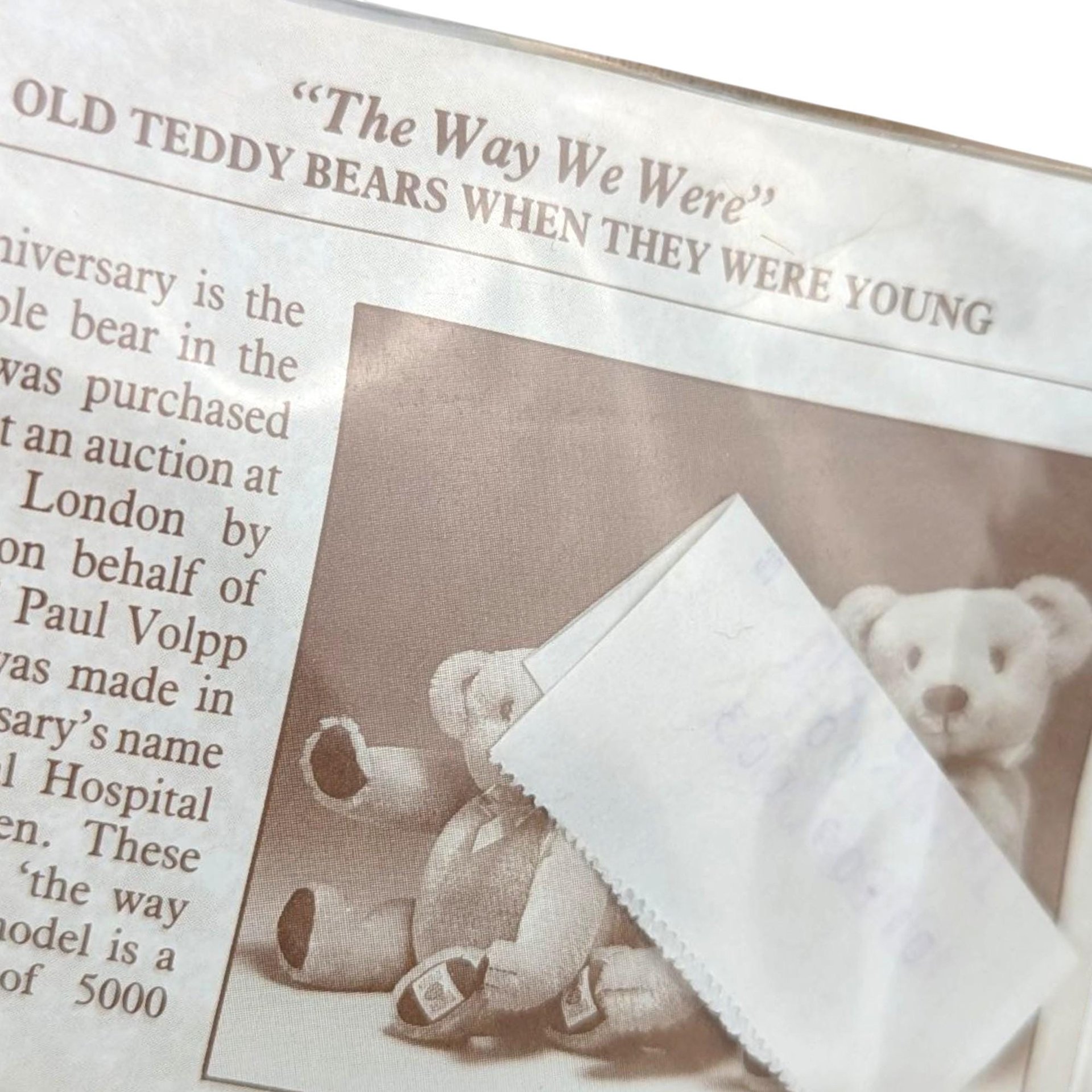 House of Nisbet "The Way We Were" Limited Edition Teddy Bear (1990)