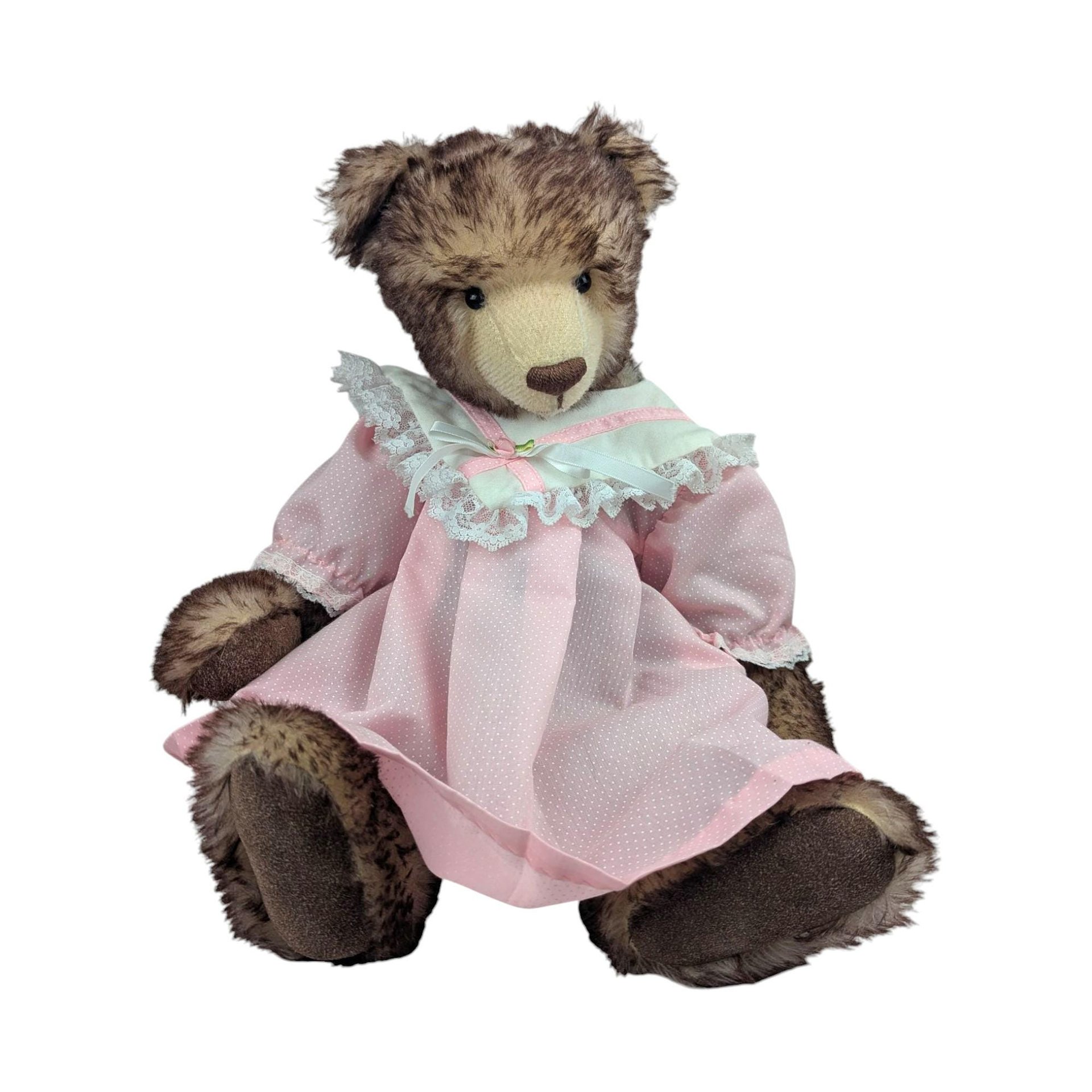 Vintage Handmade Mohair Bear by Debra Bistodeau
