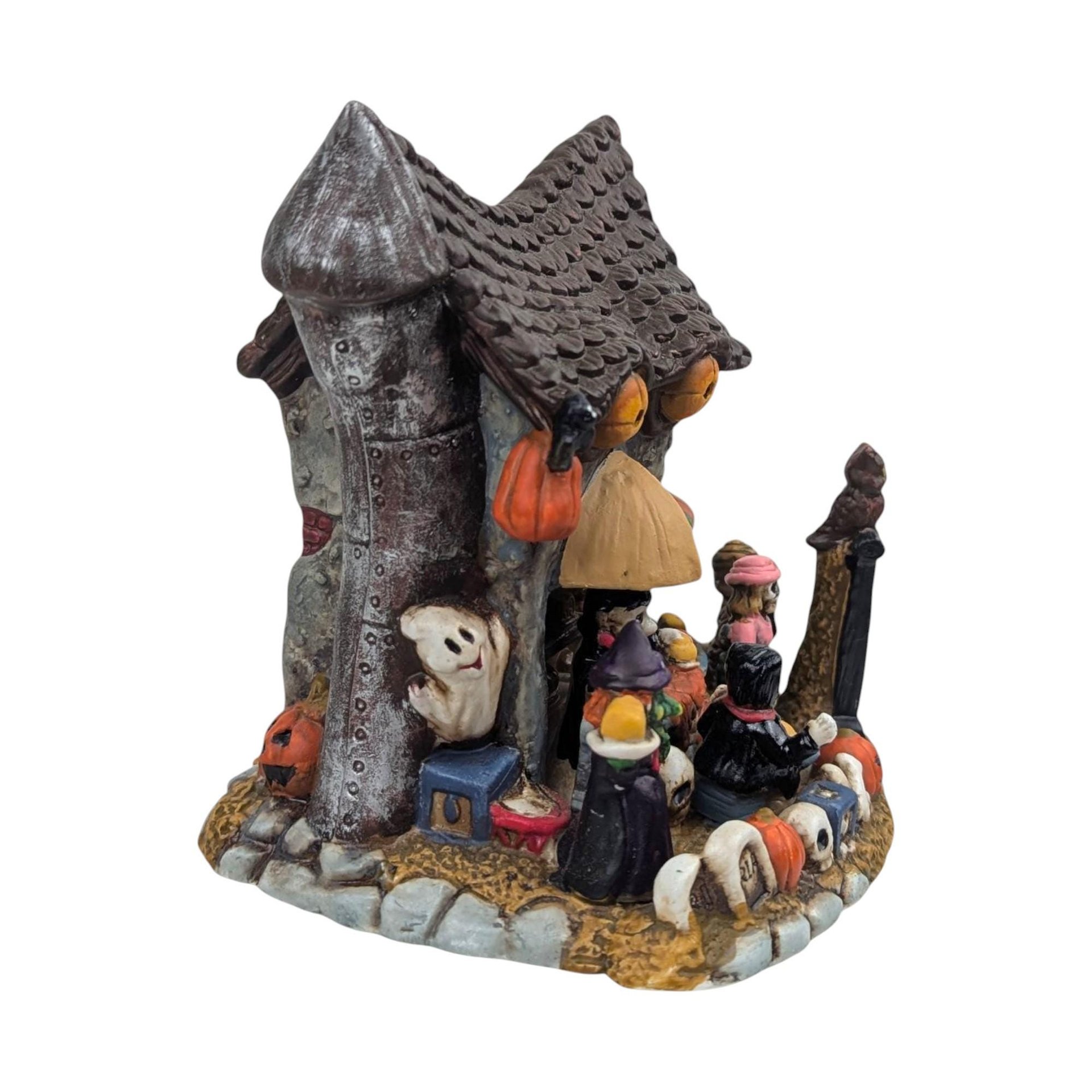 Vintage Ceramic Halloween Village House