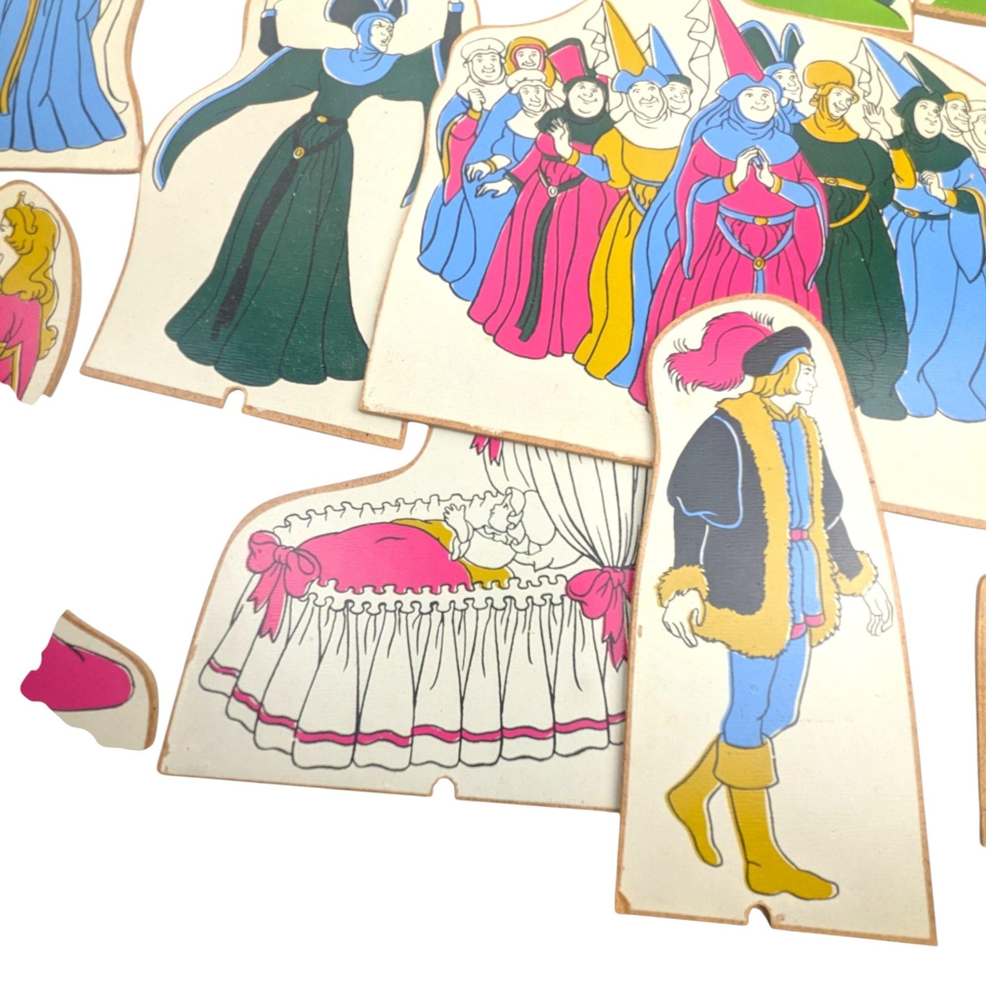 Vintage Sleeping Beauty Story Set: Judy Company 11 Pieces