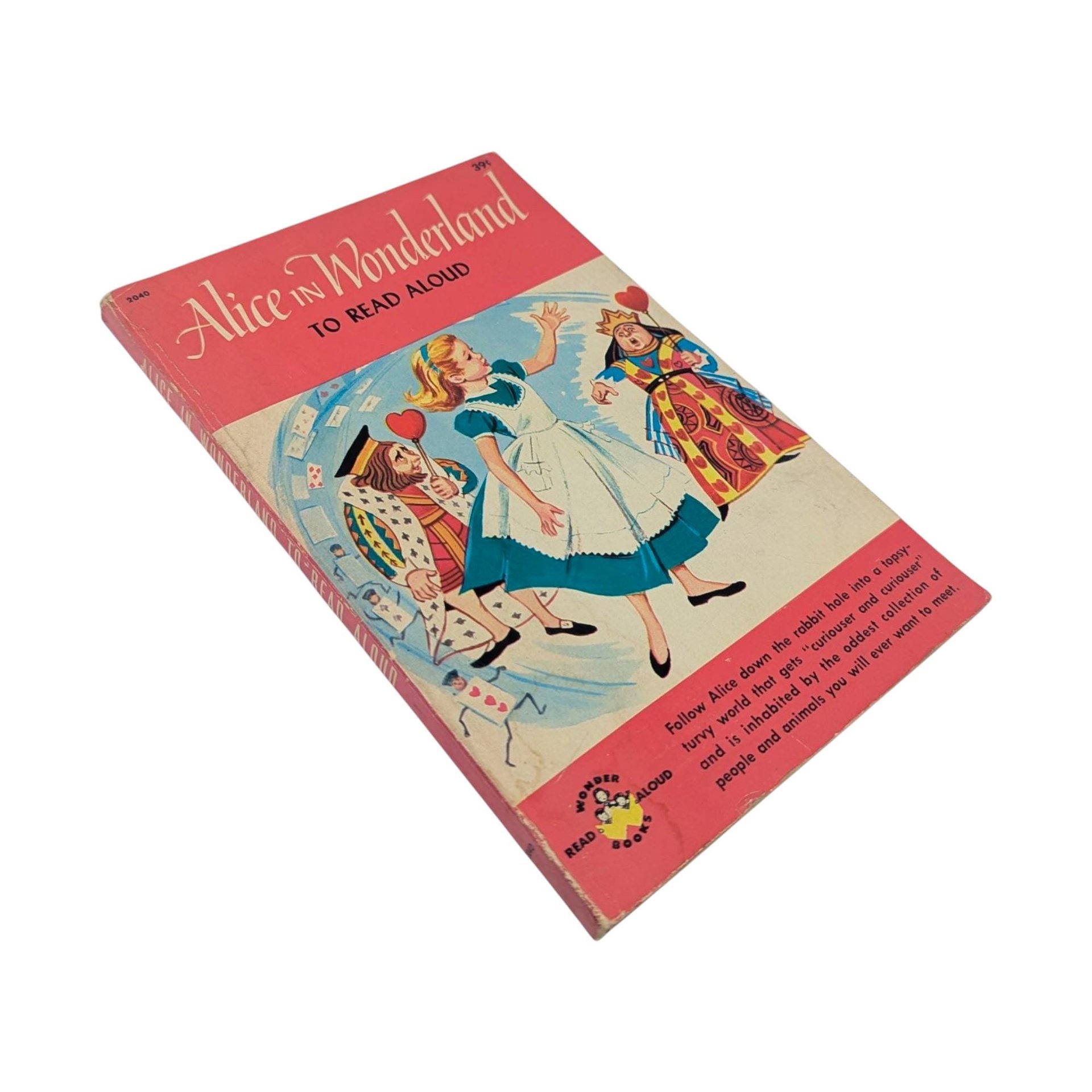 1963 Wonder Books, Alice in Wonderland, Softcover