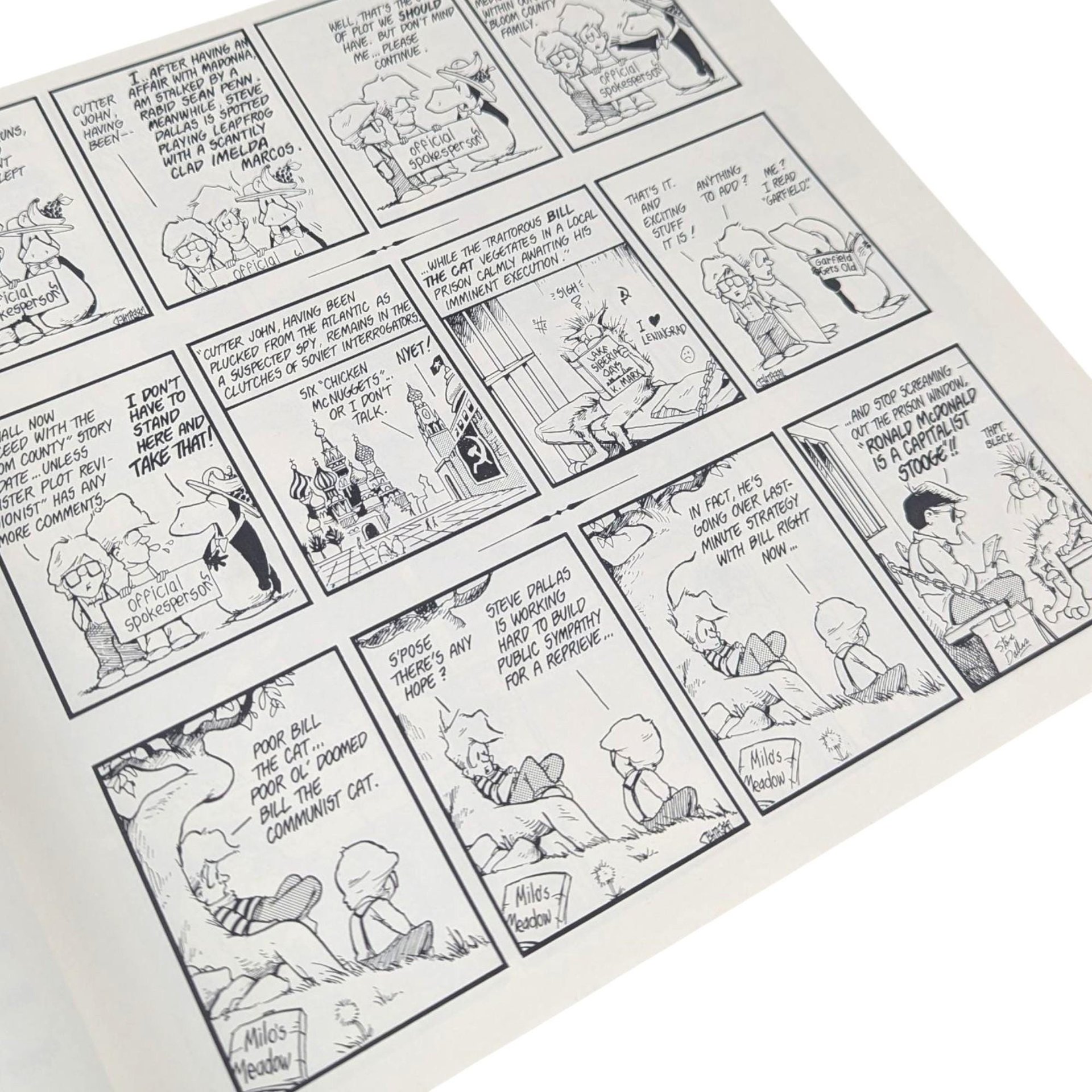 1987 Billy and the Boingers Bootleg, A Bloom County Book