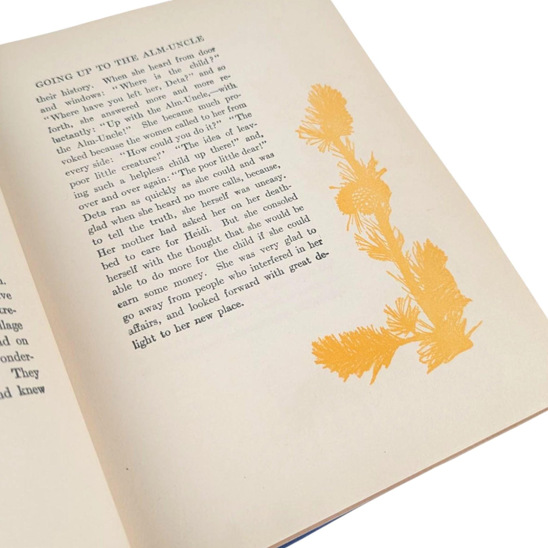 1919 Heidi by Johanna Spyri, Hardcover Book