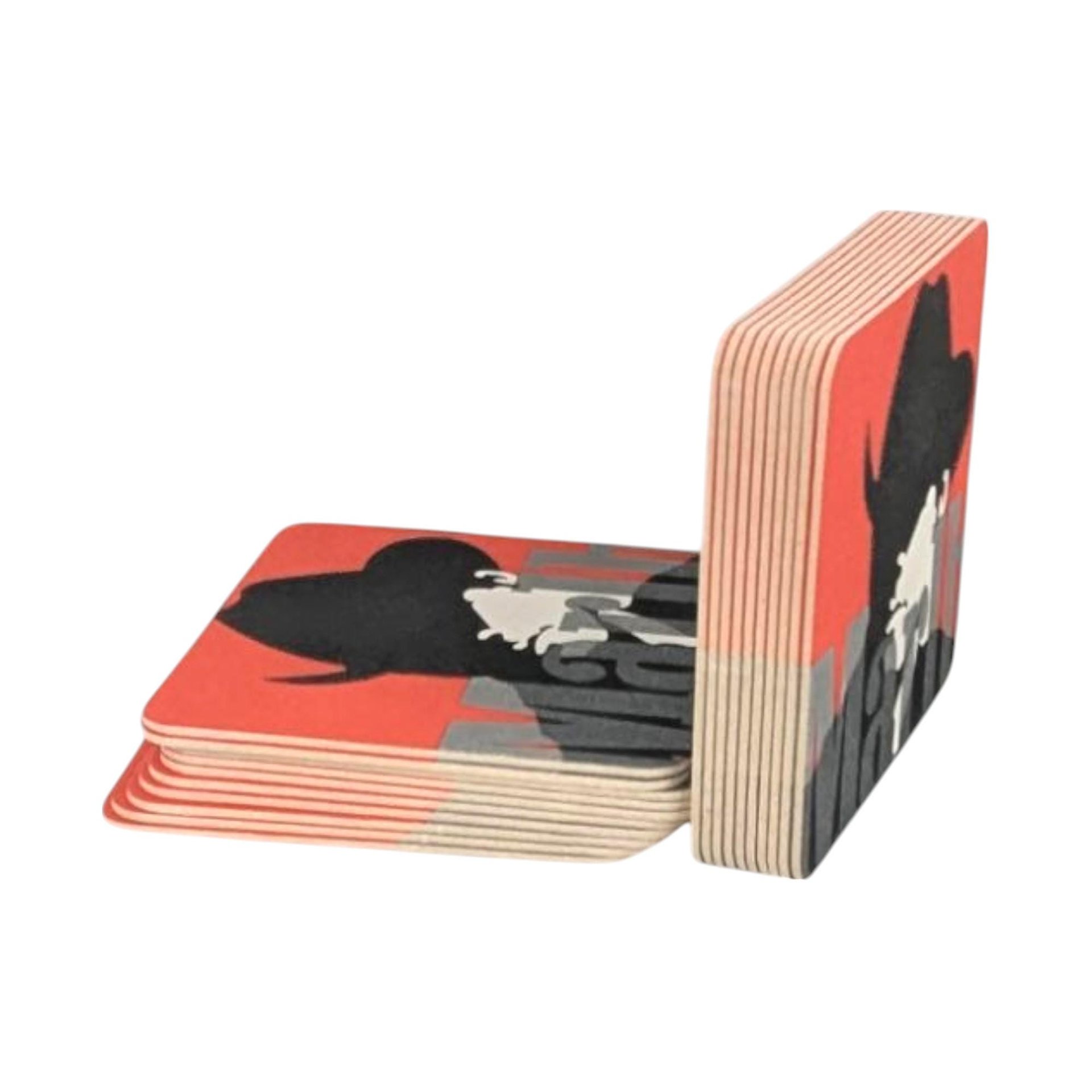 Set of 20 Vintage Marlboro Man Cardboard Coasters