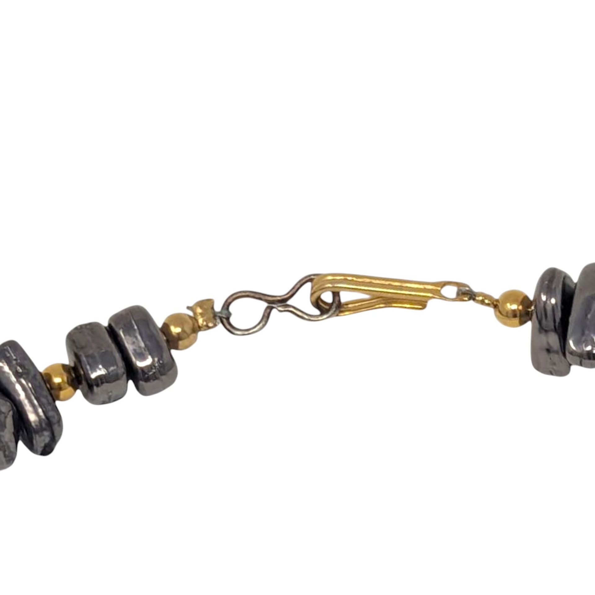 Vintage Earth-Toned Beaded Statement Necklace