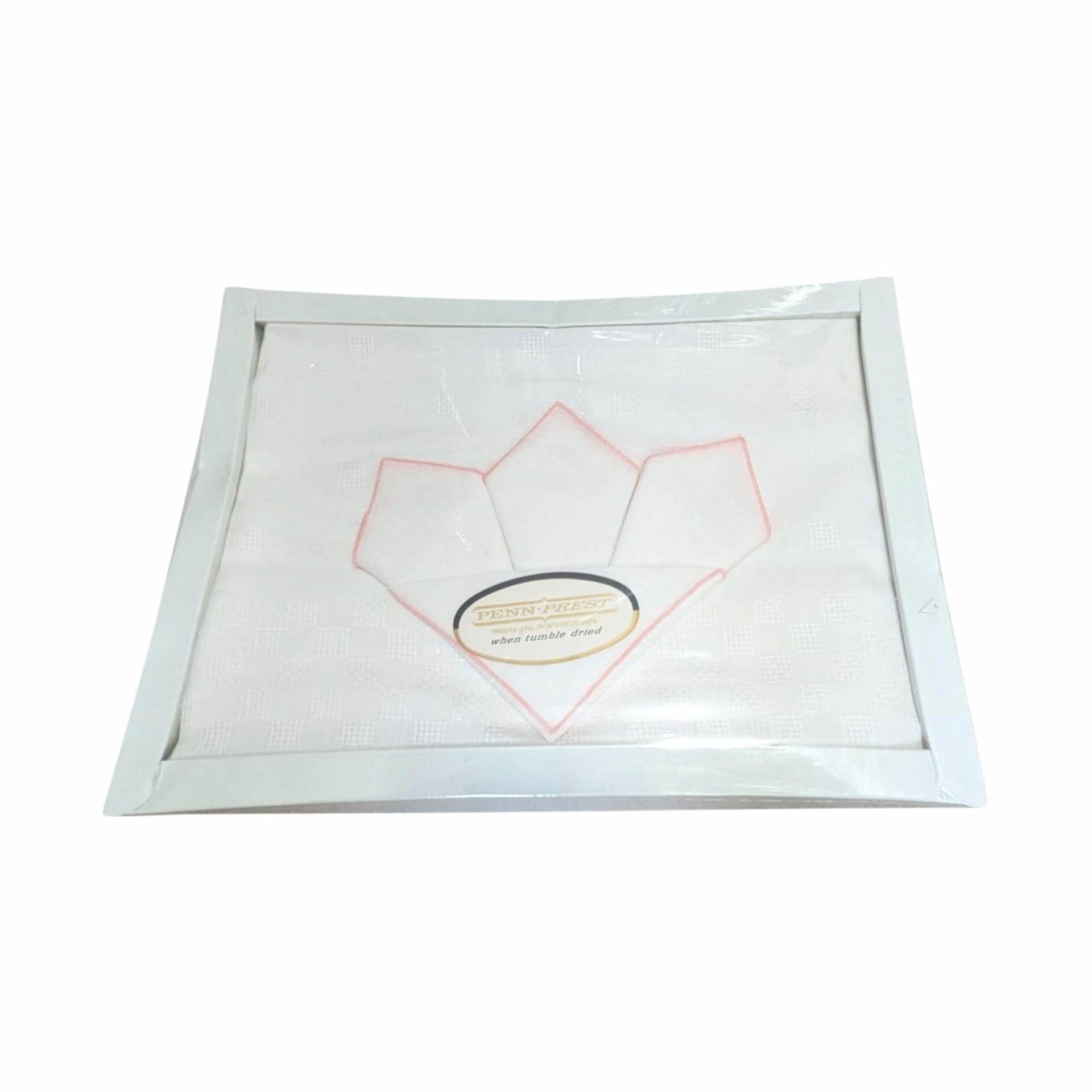 Vintage Penneys Penn-Prest Sealed Tablecloth & Napkin Set