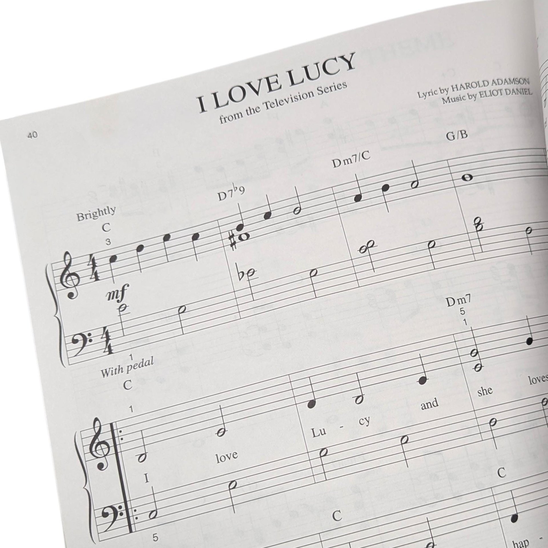 1995 Great TV Themes Sheet Music Songbook