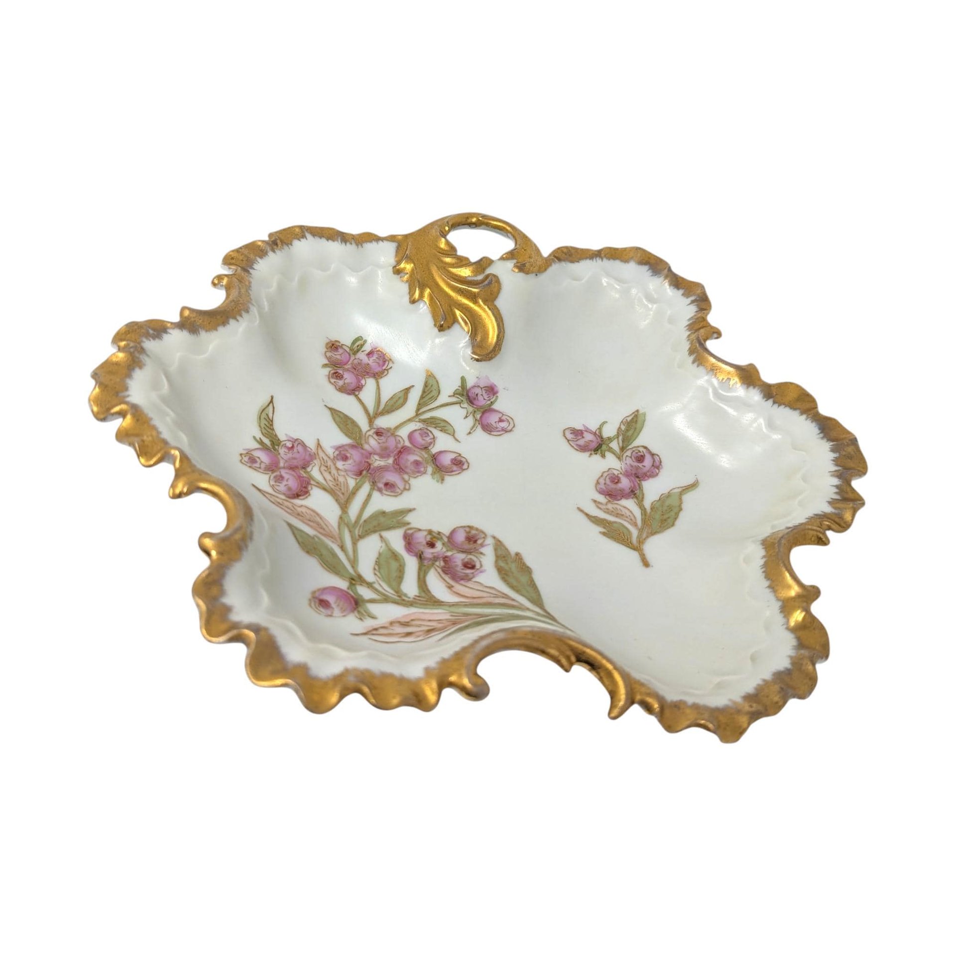 Vintage Arnart Porcelain Floral Dish
