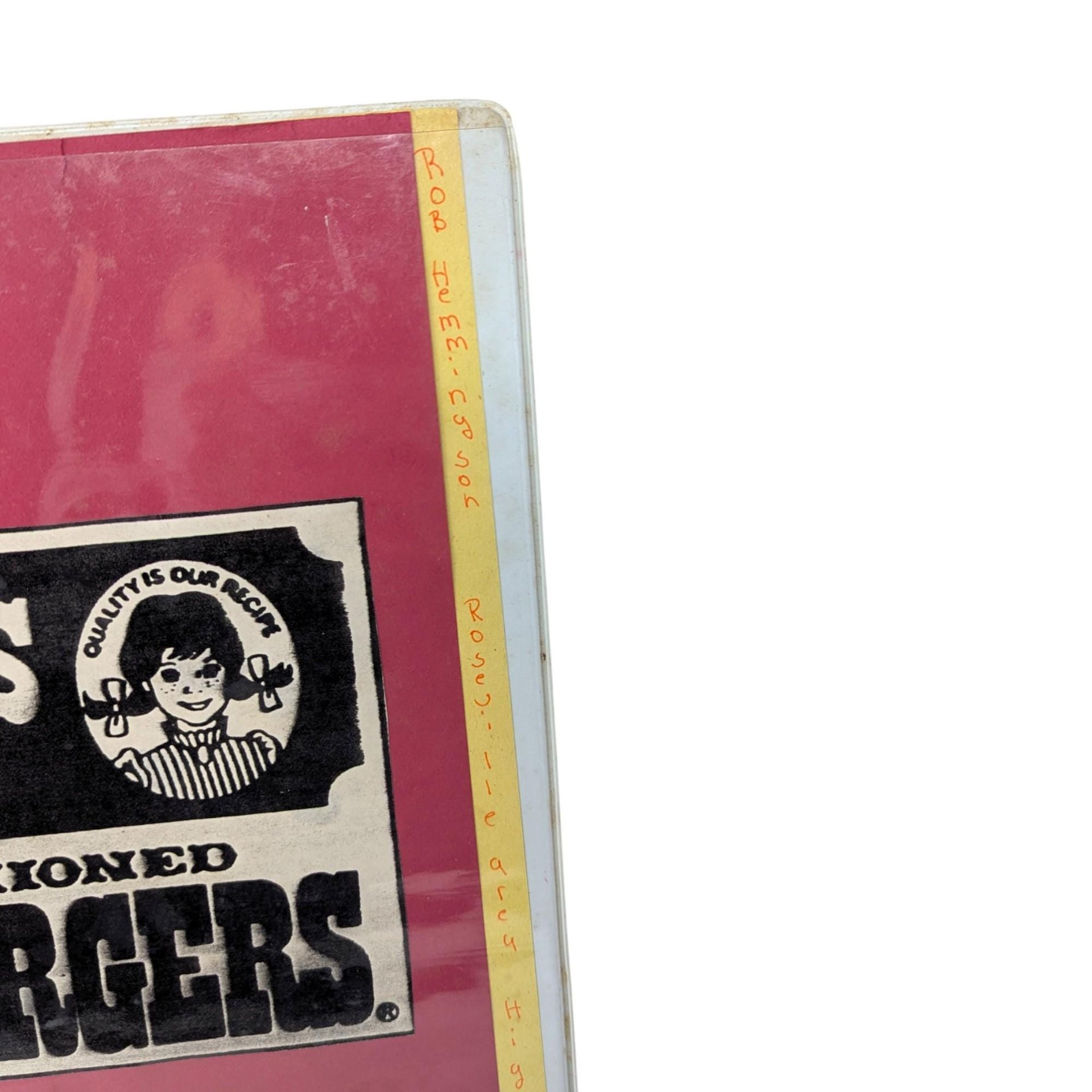 Vintage 1980s Wendy’s Employee Instruction Manual