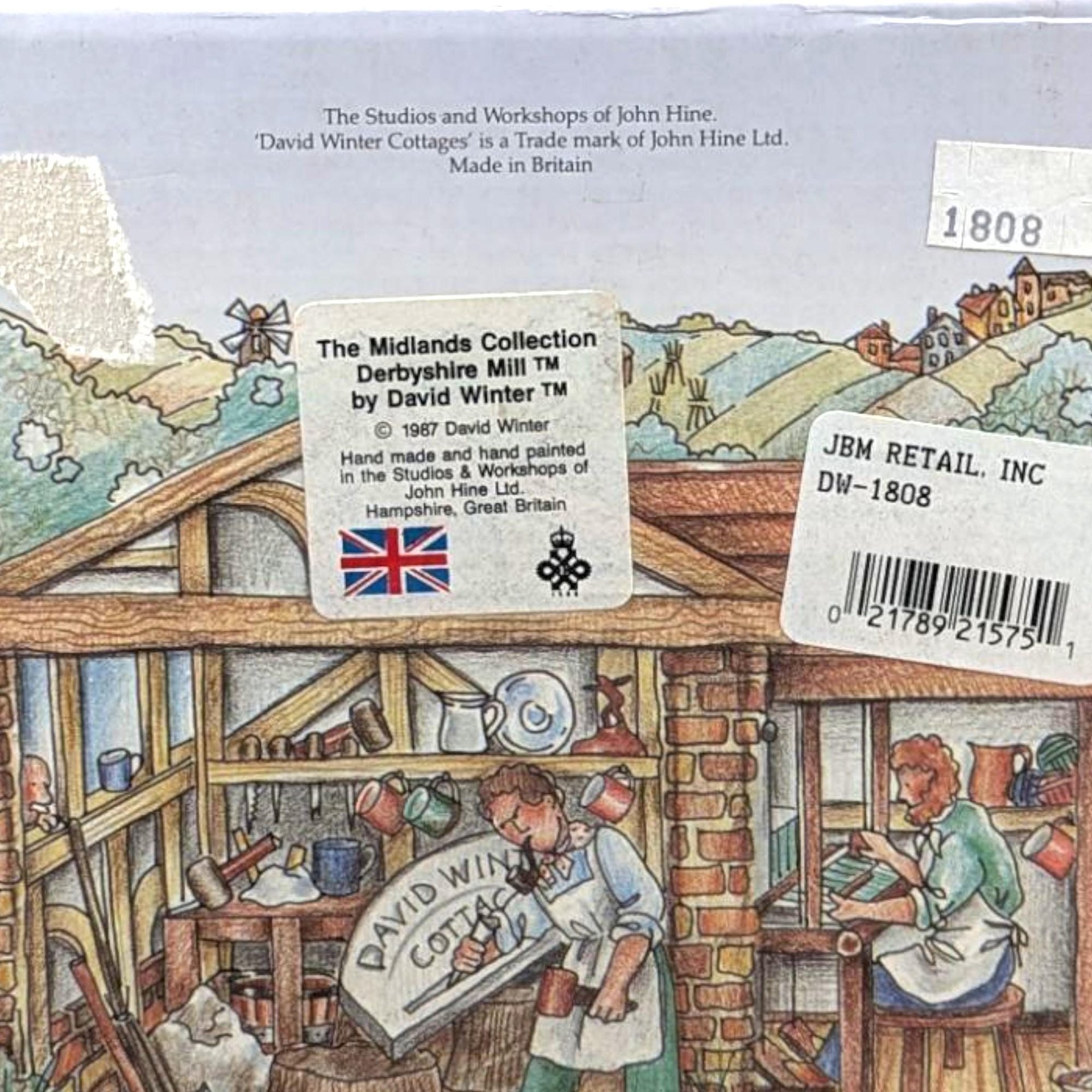 1987 David Winter "Derbyshire Mill" - The Midlands Collection