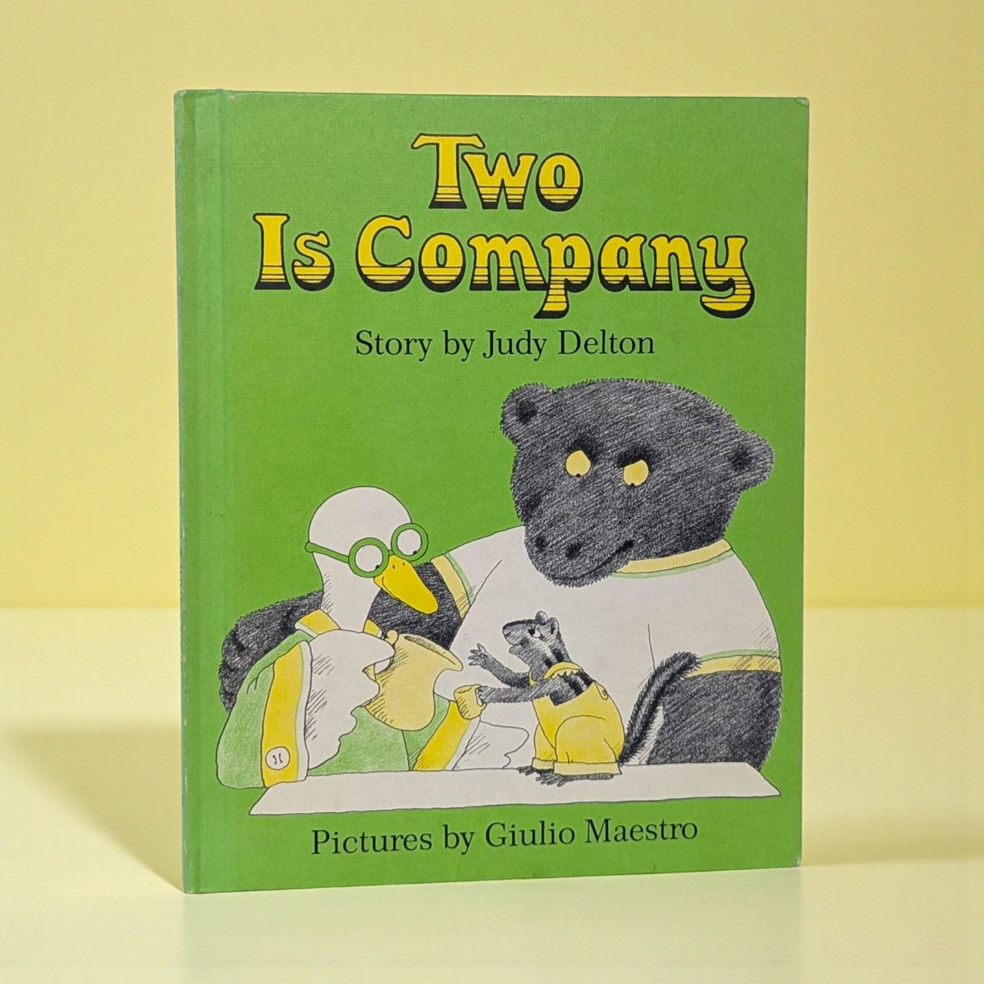 1976 "Two Is Company" by Judy Delton Hardcover Book