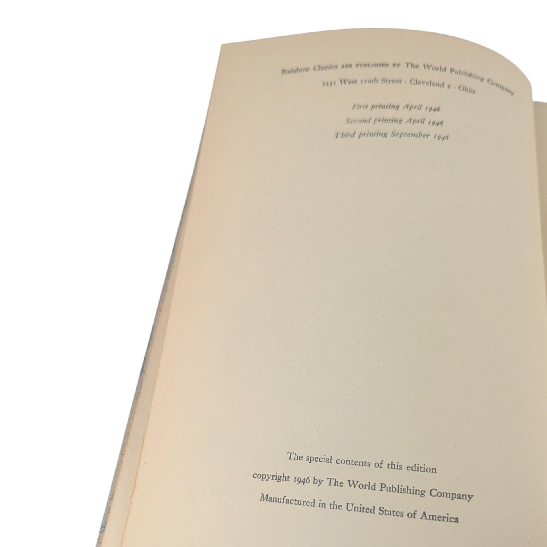 1946 "Hans Brinker or the Silver Skates" by Mary Mapes Dodge Hardcover Book