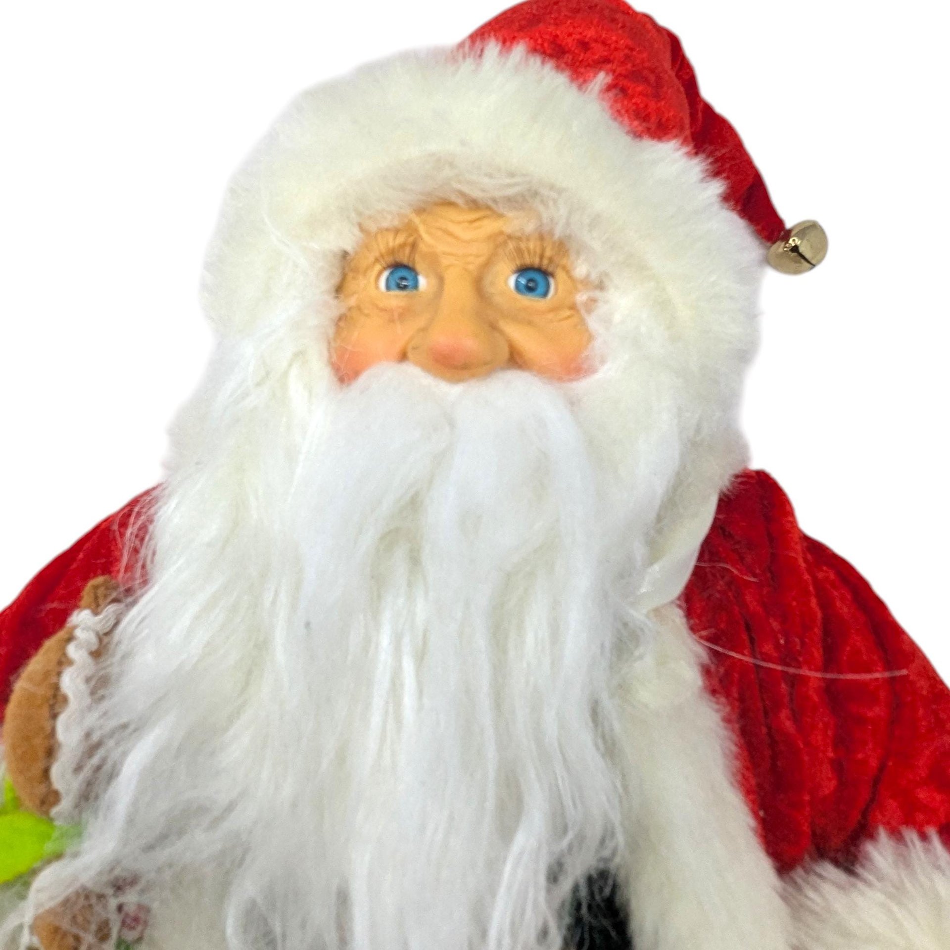 Vintage Elf Santa Gingerbread Shelf Sitter