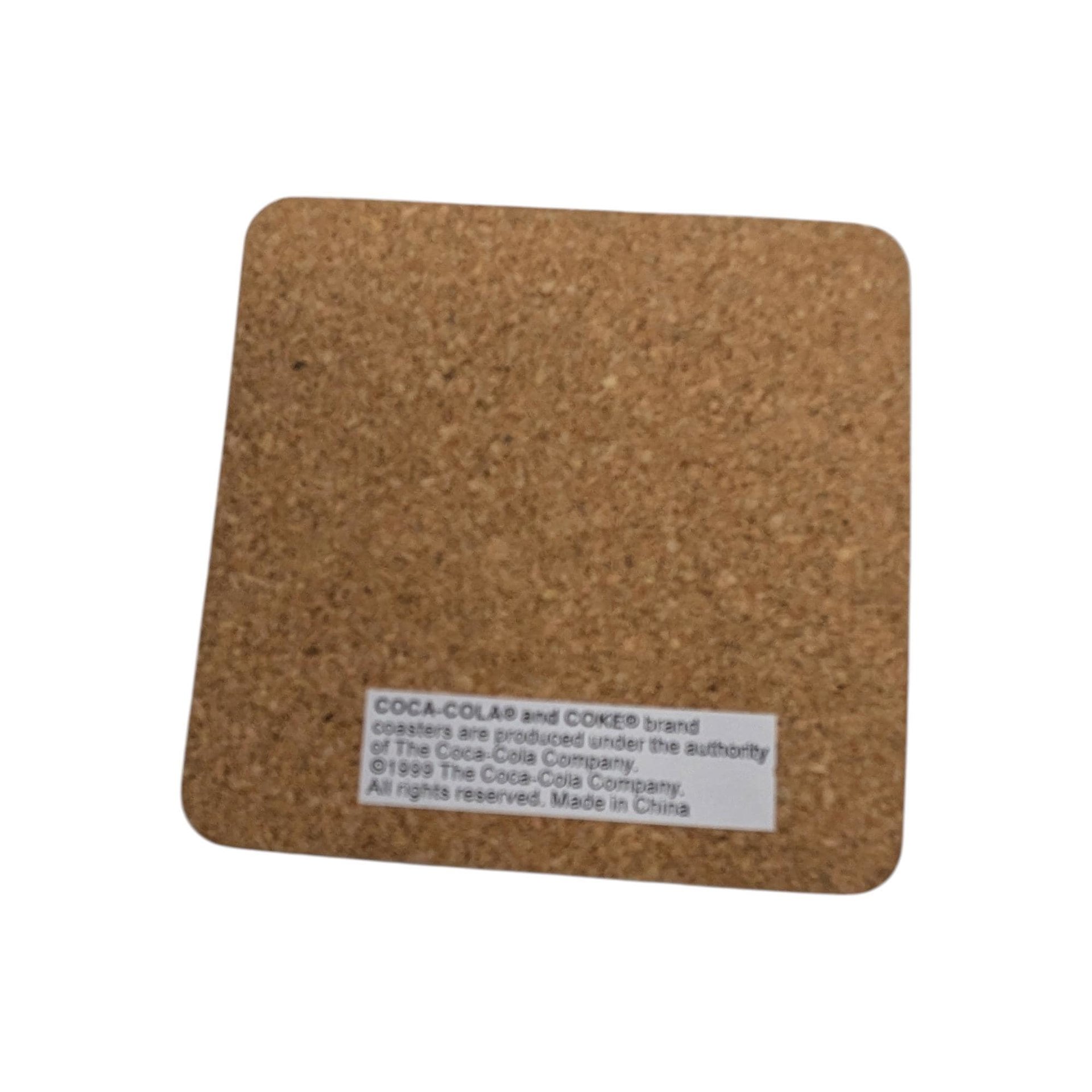 Vintage Coca-Cola Santa Square Coaster Set