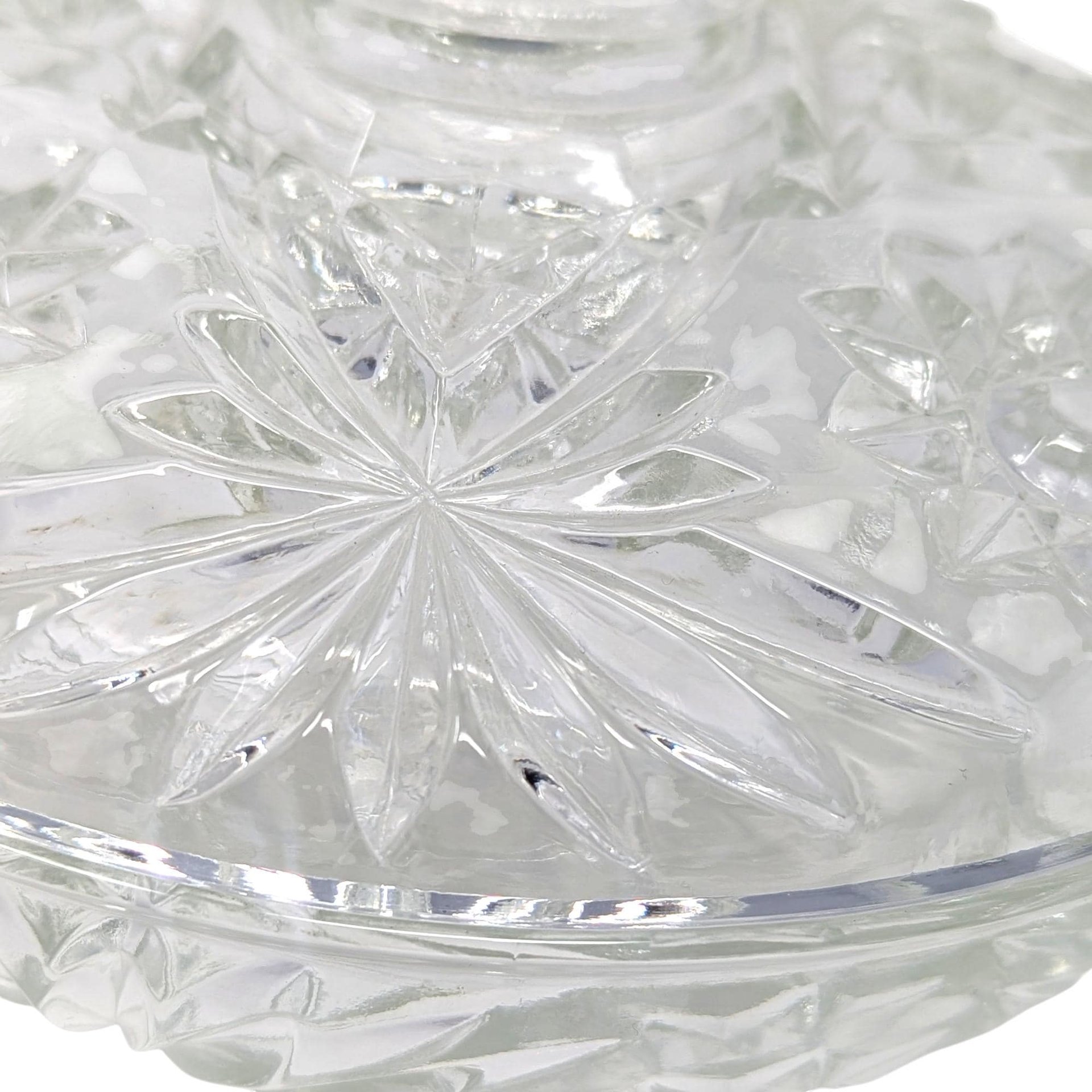 Vintage Anchor Hocking Prescut Covered Candy Dish