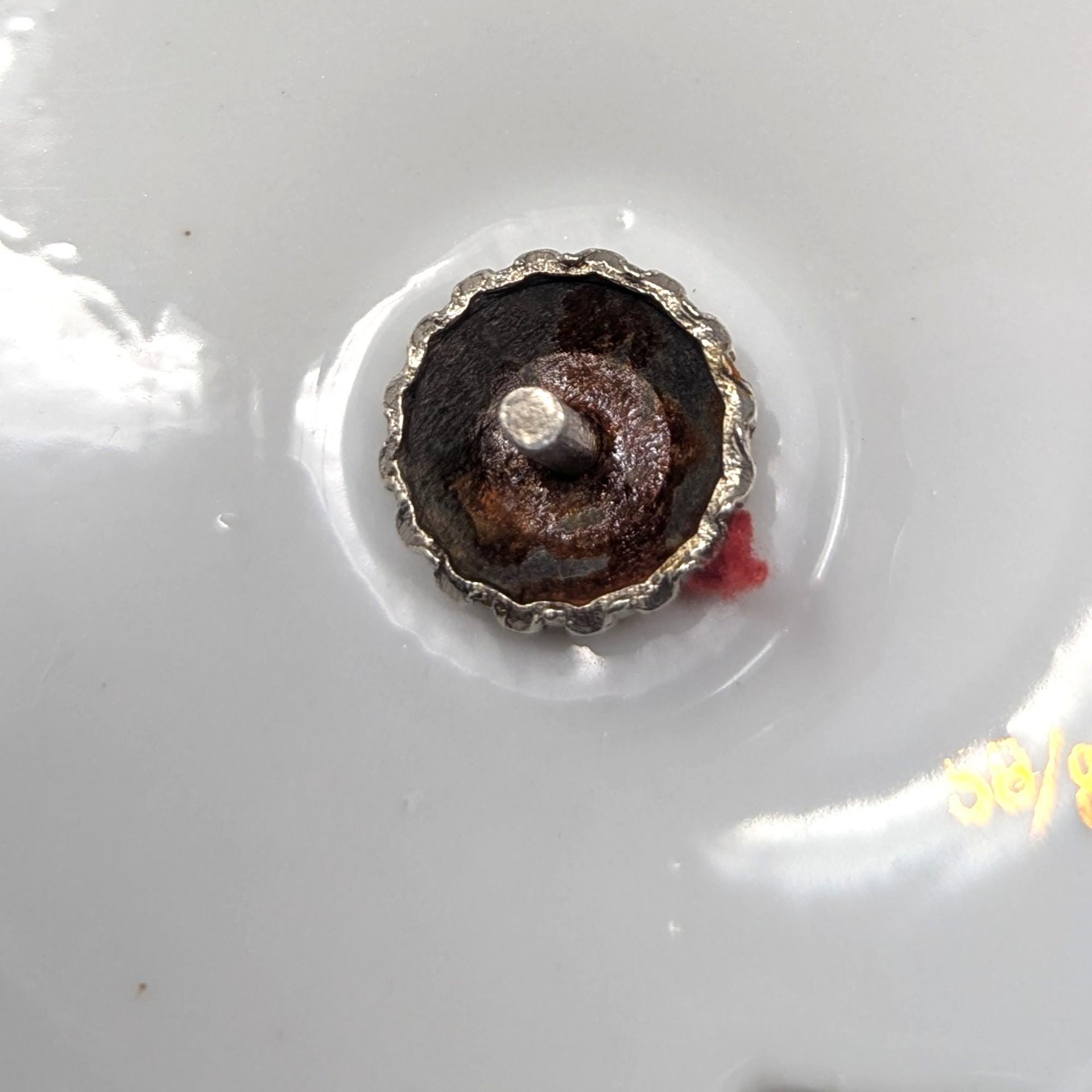 Vintage Reticulated Porcelain Fruit Pedestal Dish