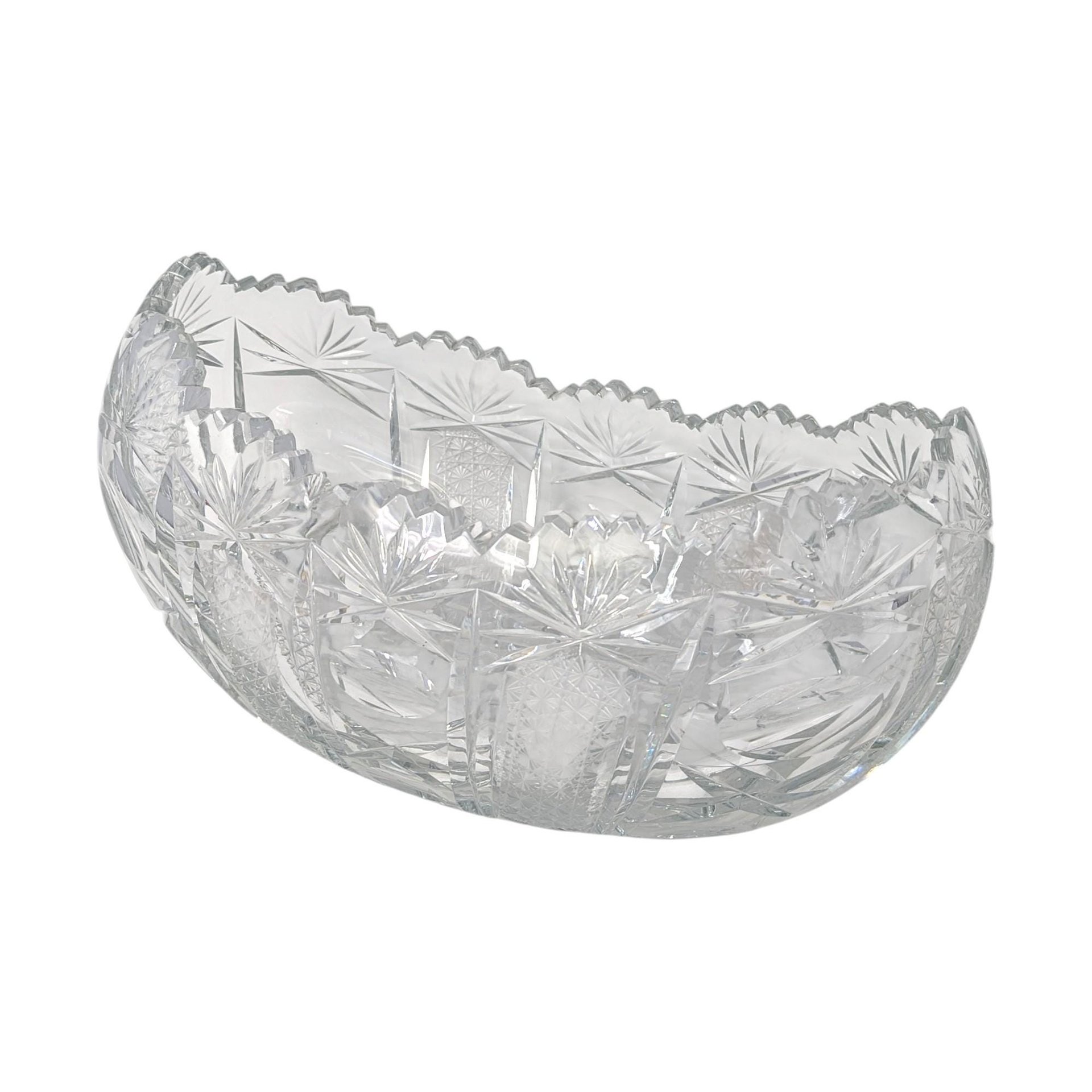 Vintage American Brilliant Cut Crystal Bowl