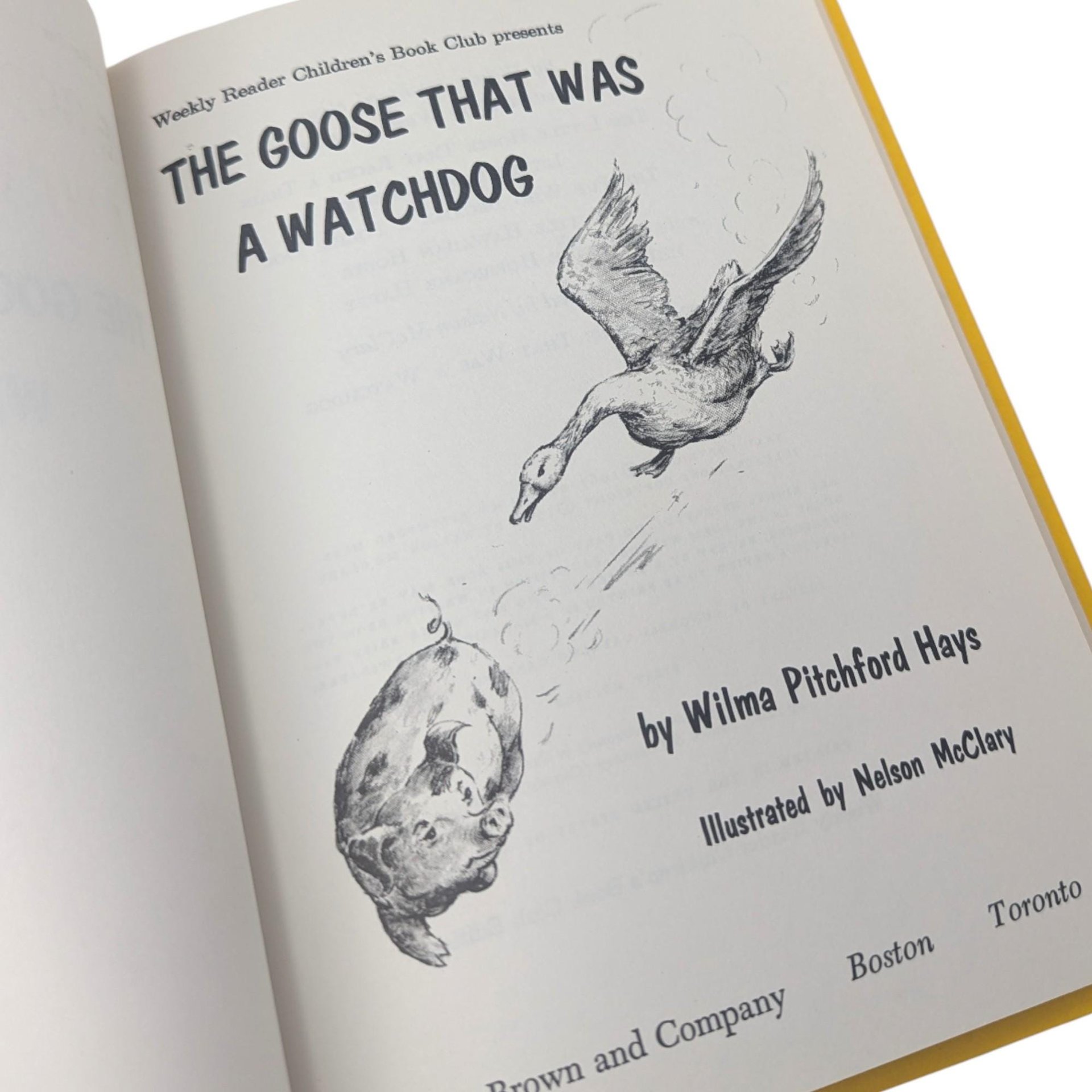 1967 The Goose That Was a Watchdog First Edition
