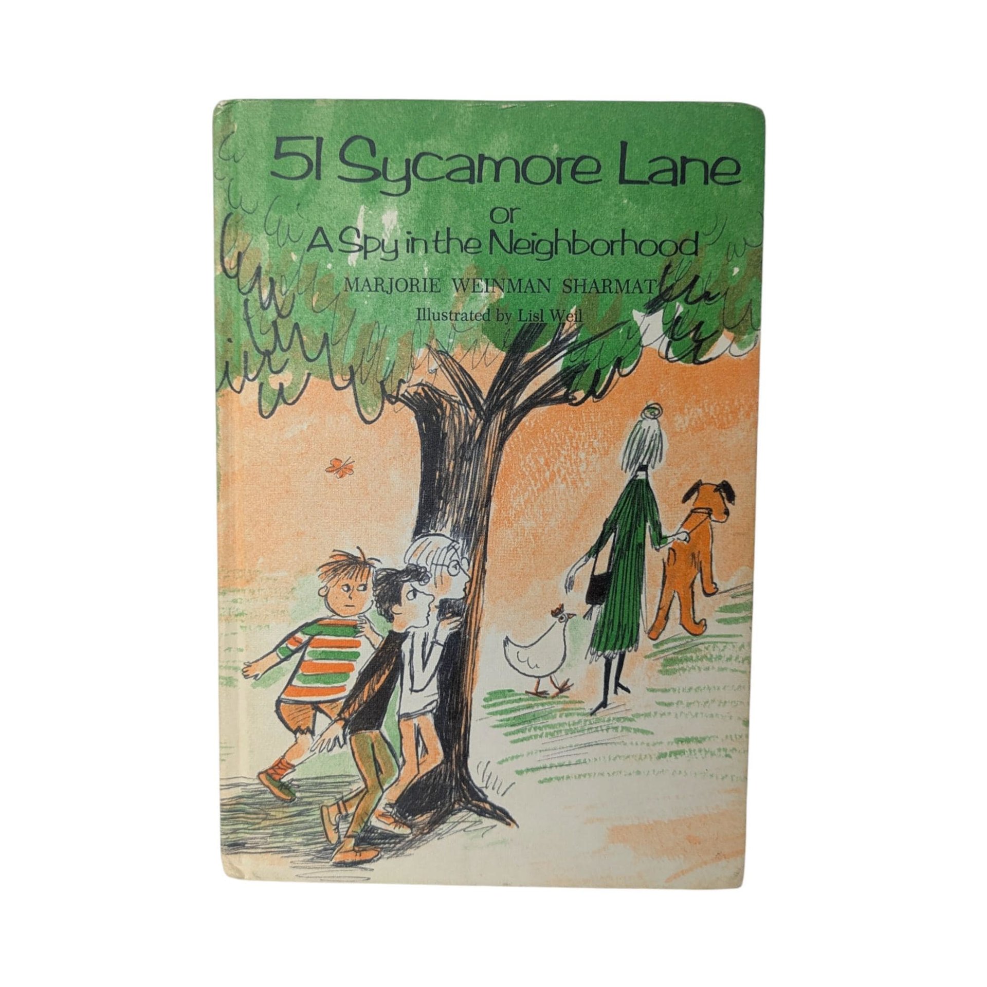 1971 51 Sycamore Lane or Spy in the Neighborhood, Marjorie Weinman Sharmat