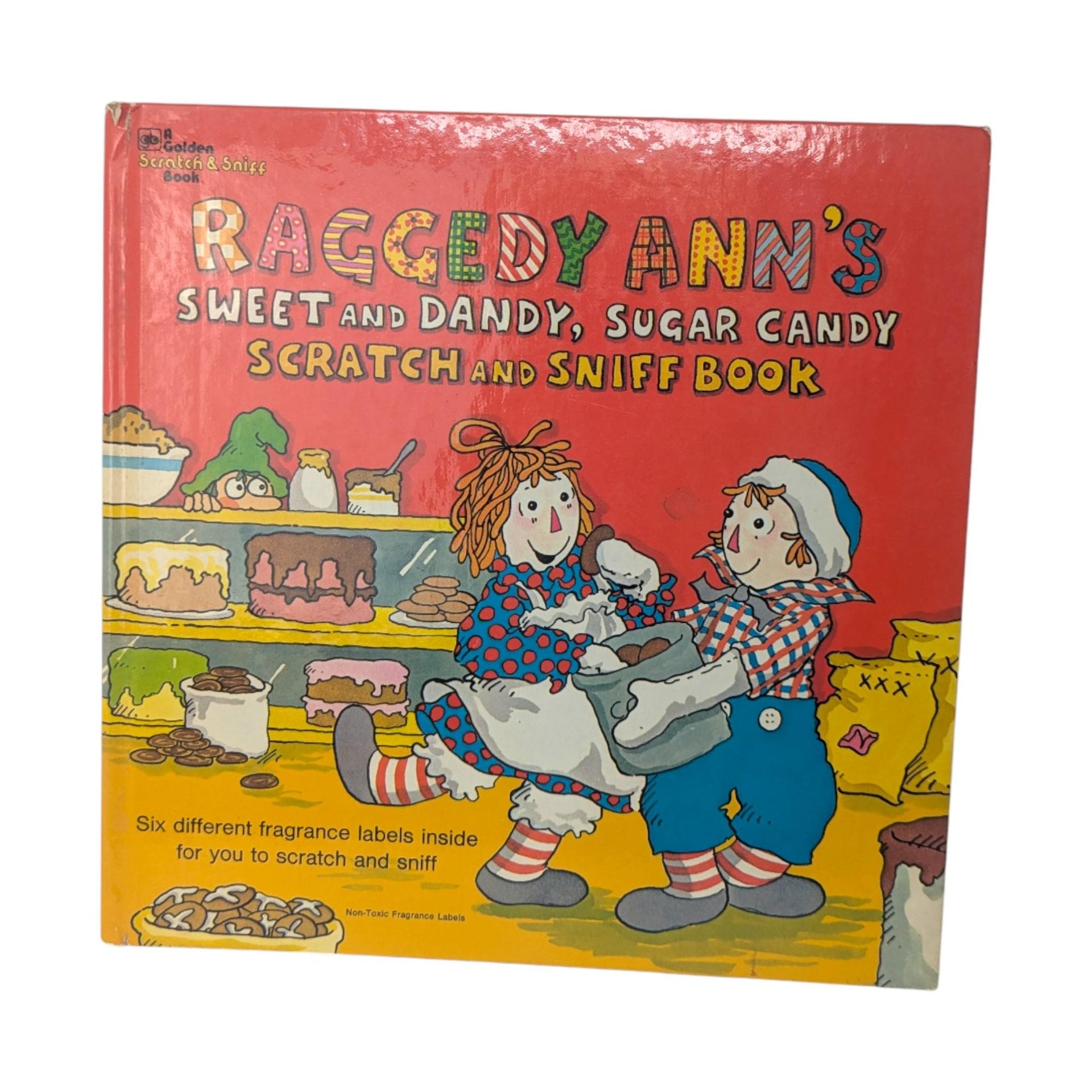 1976 Raggedy Ann's Sweet and Dandy, Sugar Candy Scratch and Sniff Book