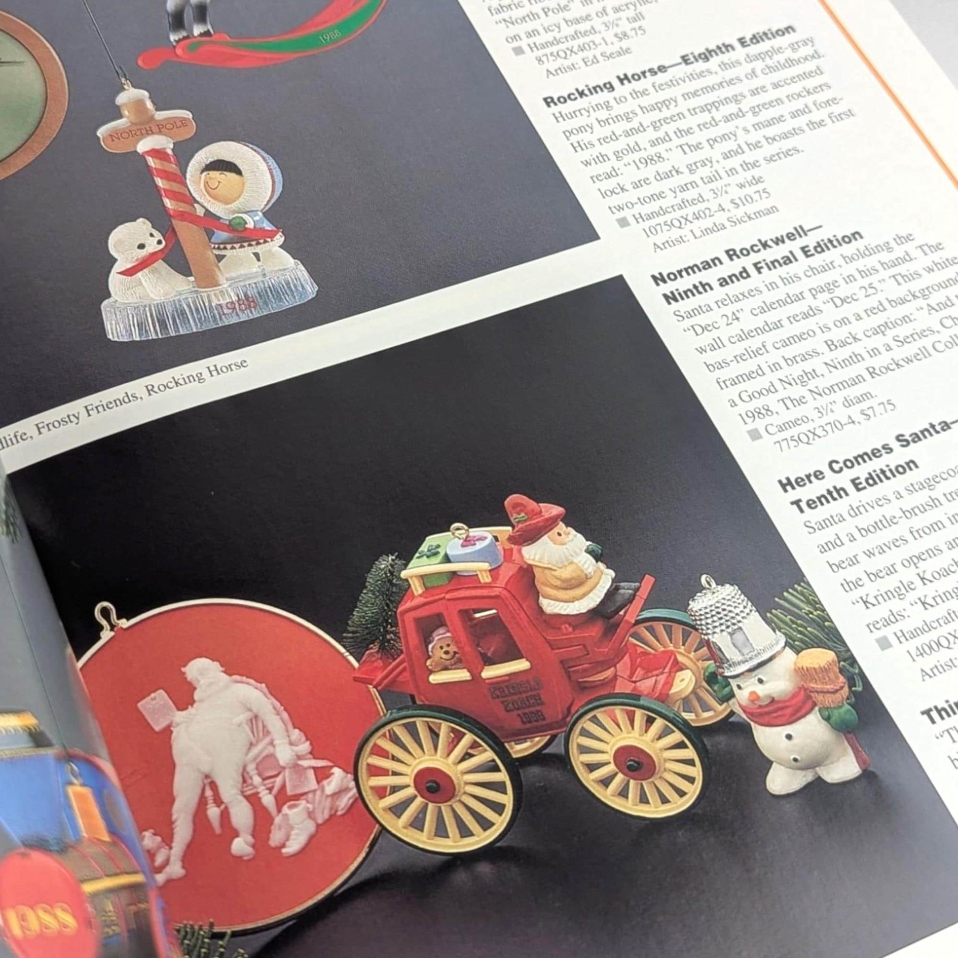 Hallmark Keepsake Ornaments 1973-1993 Hardcover Book