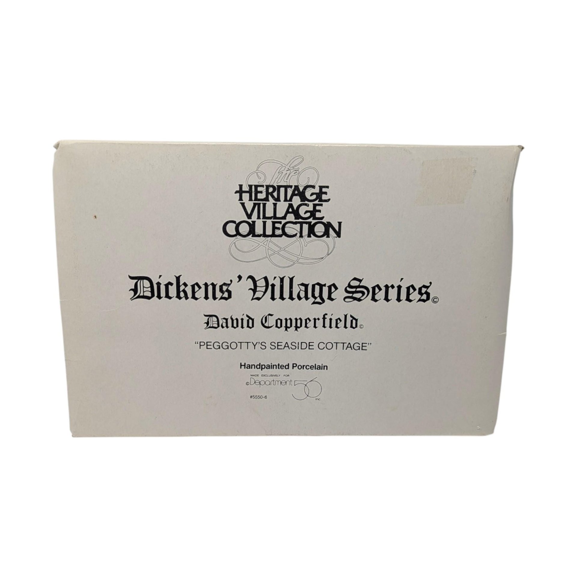 1989 Dept 56 Peggotty's Seaside Cottage