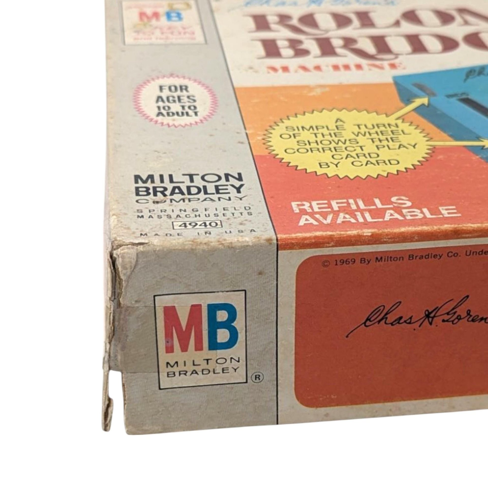 1960s Milton Bradley Rolomatic Bridge Machine