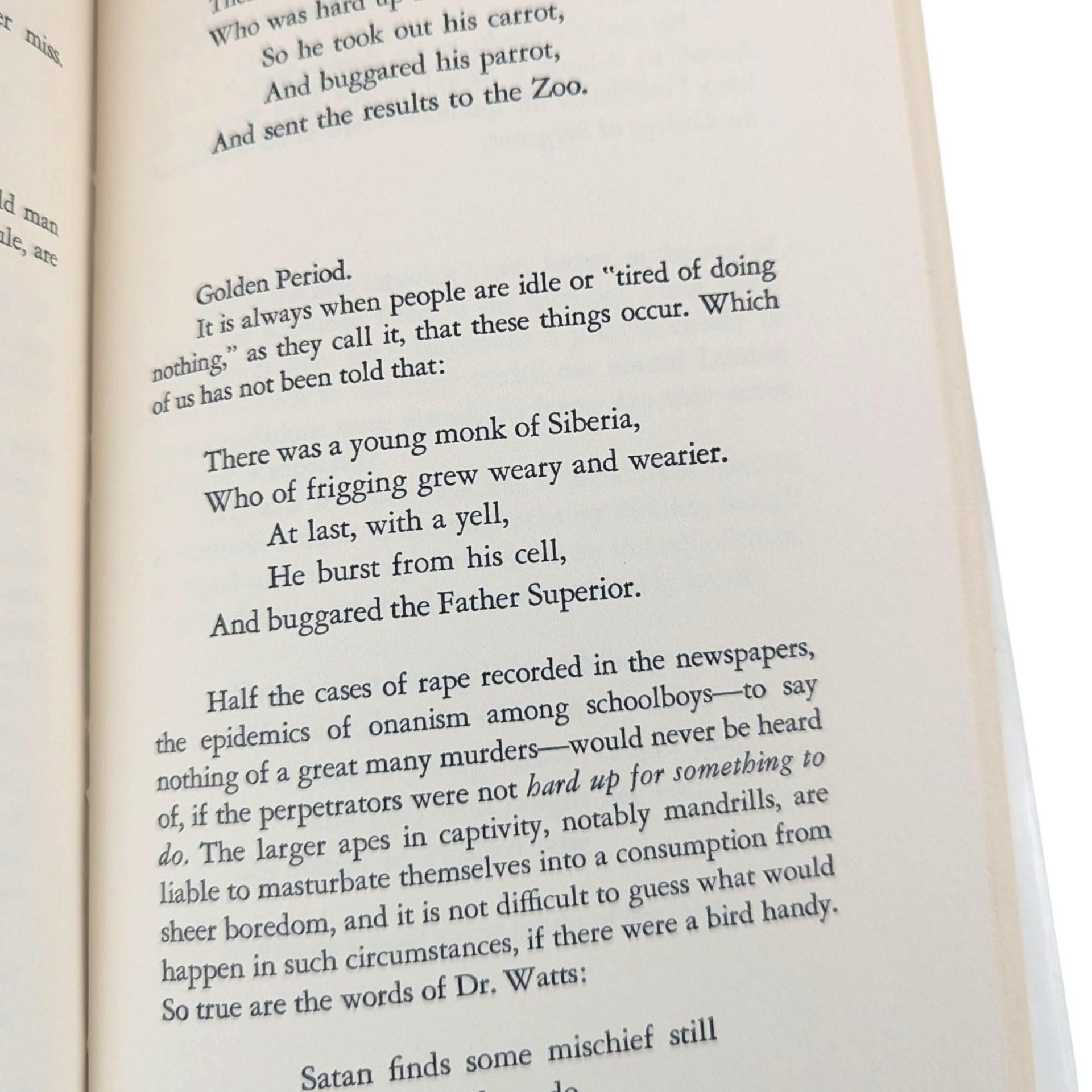 1967 'Some Limericks' by Norman Douglas Hardcover Book