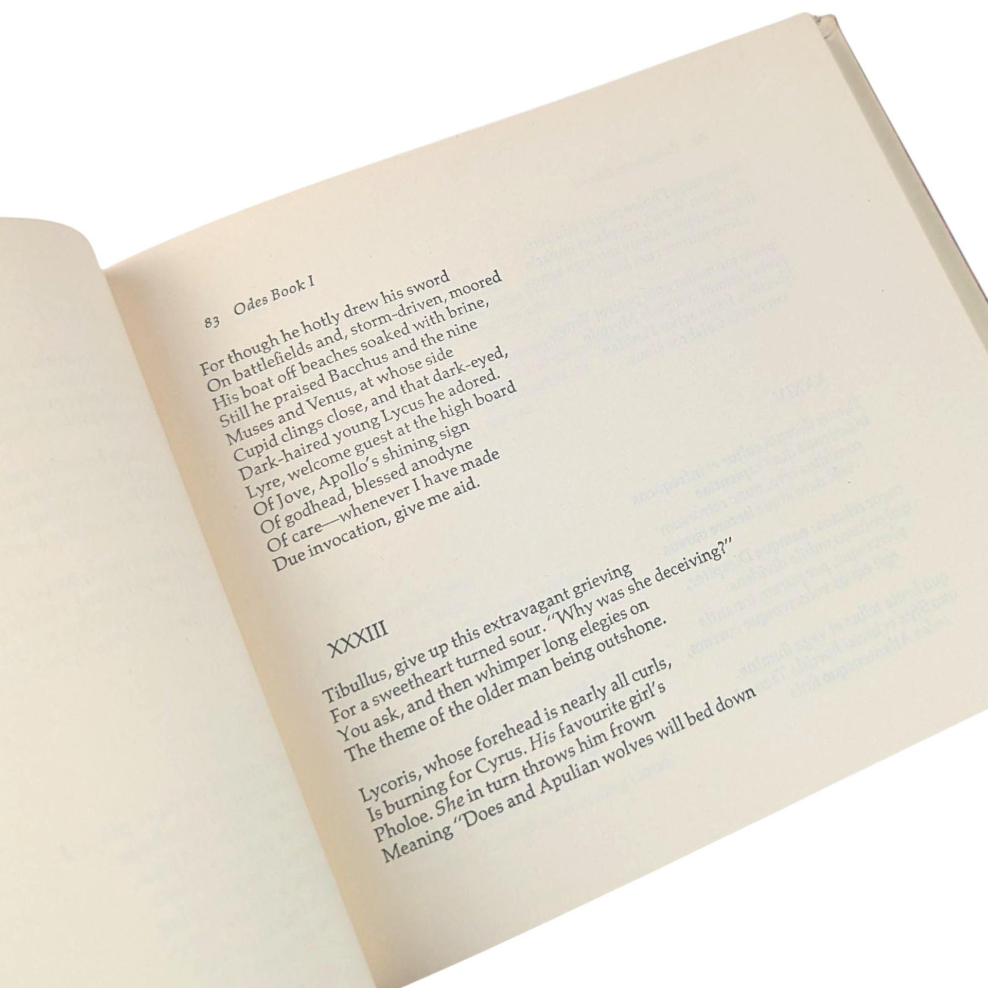 1963 'The Odes of Horace' Hardcover Book