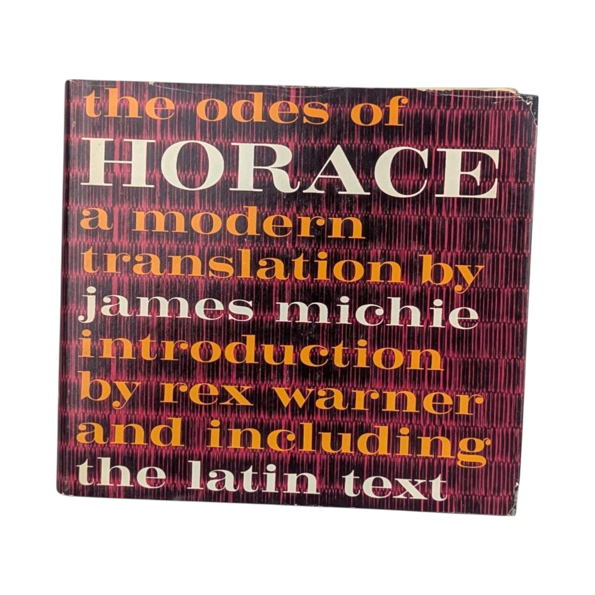 1963 'The Odes of Horace' Hardcover Book