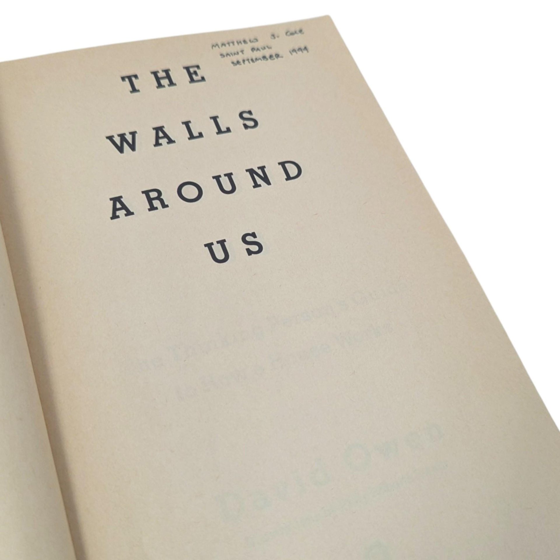 1992 The Walls Around Us by David Owen