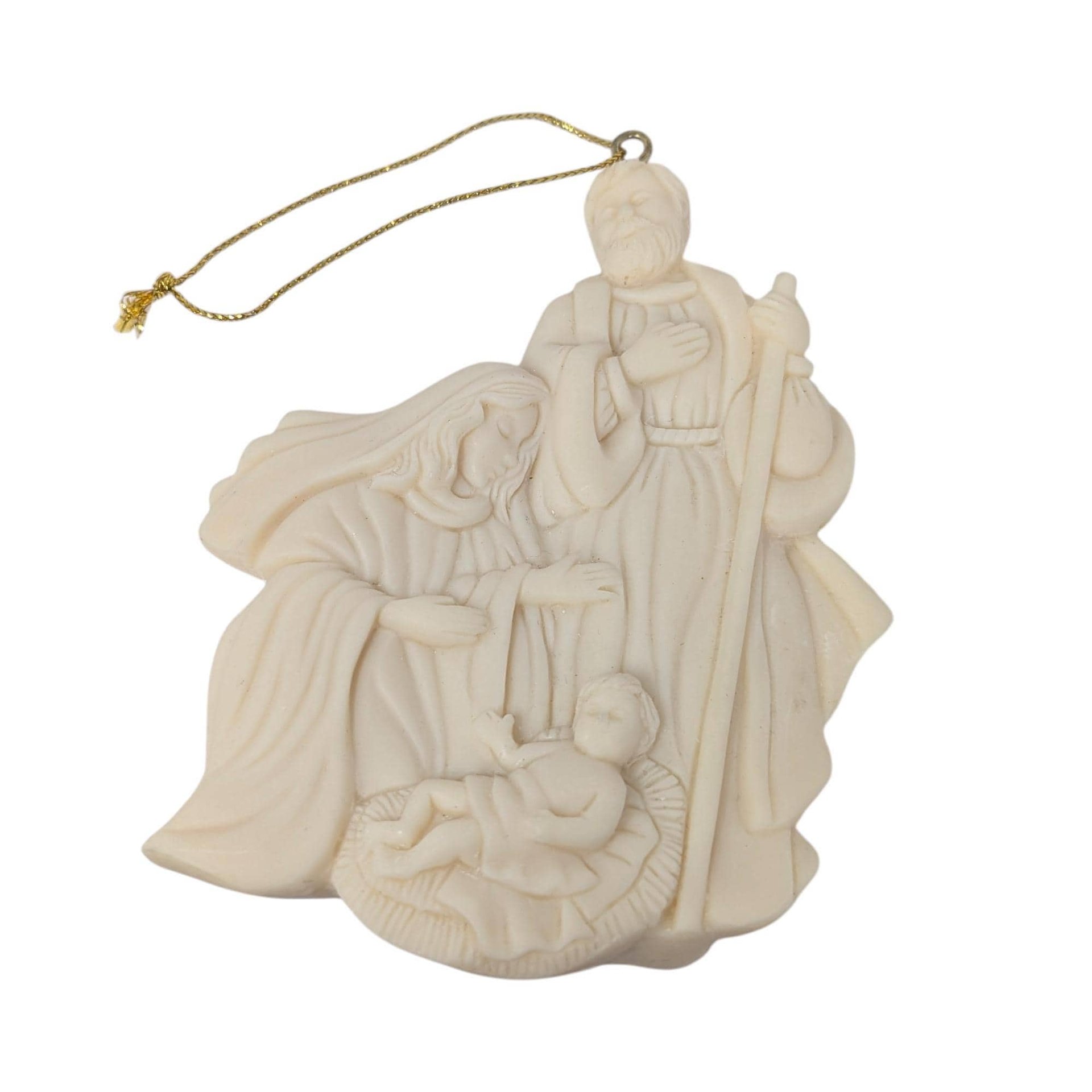 1997 Avon Seasons Joy Angel & Nativity Ornament Set
