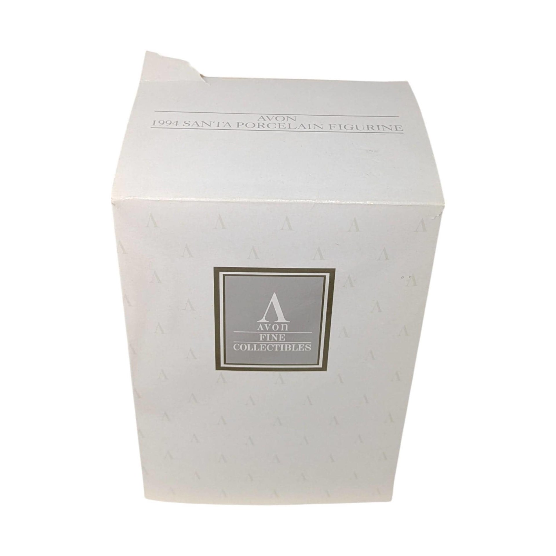 1994 Avon Santa With Cardinal Porcelain Figurine